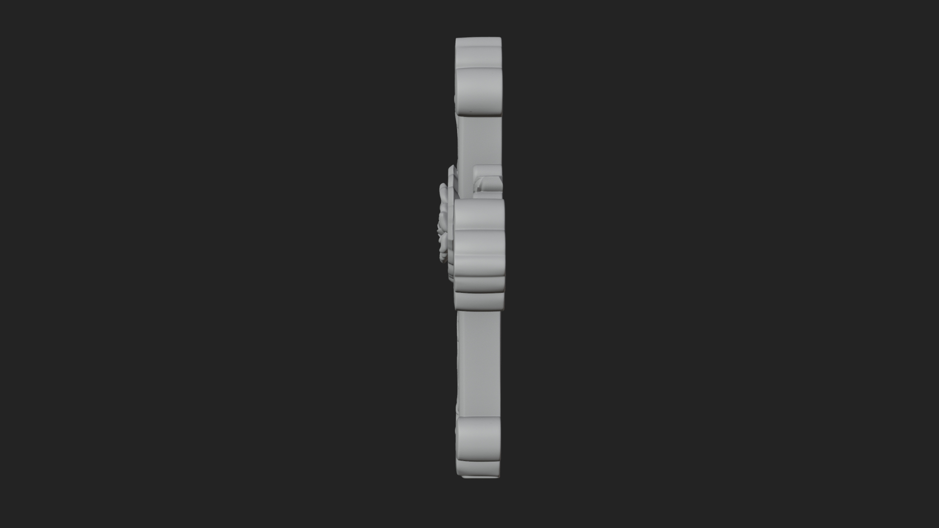 Carved Relief Wall Cross Design 243 3D Print Model 3D Model
