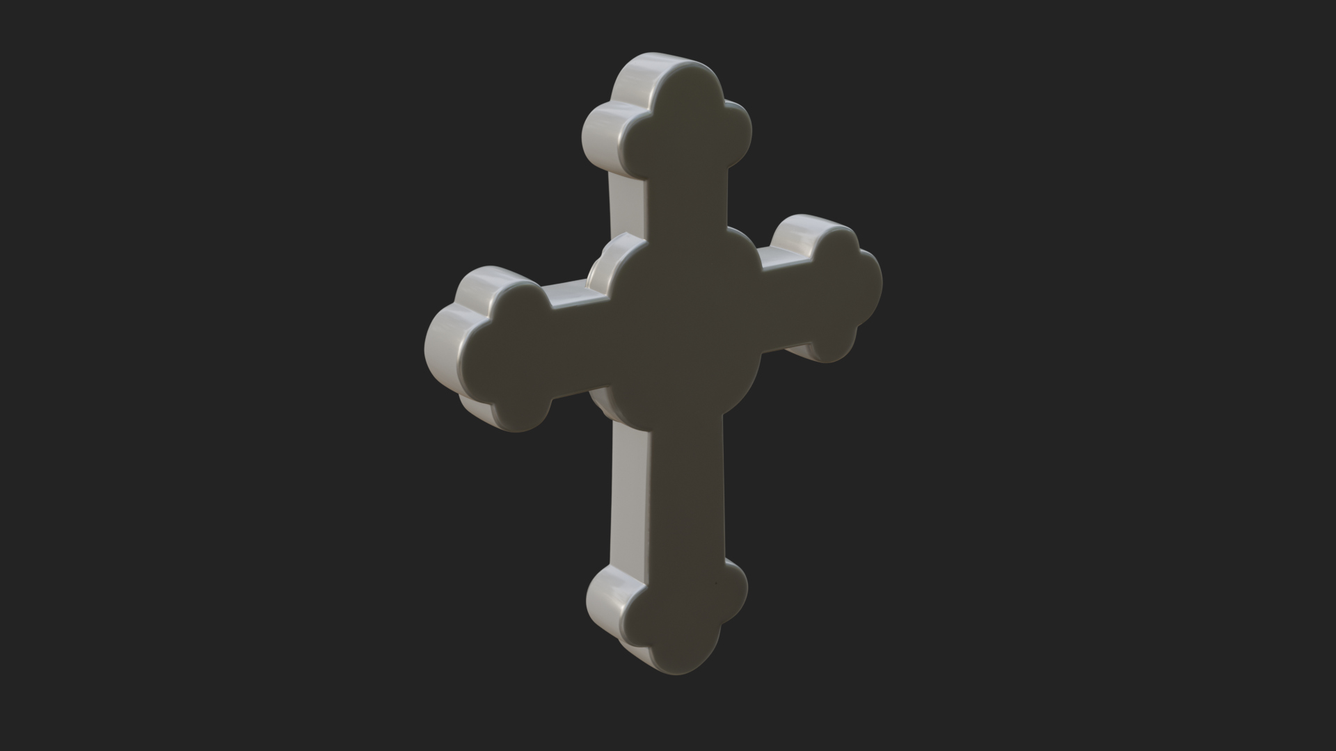 Carved Relief Wall Cross Design 245 3D Print Model 3D Model