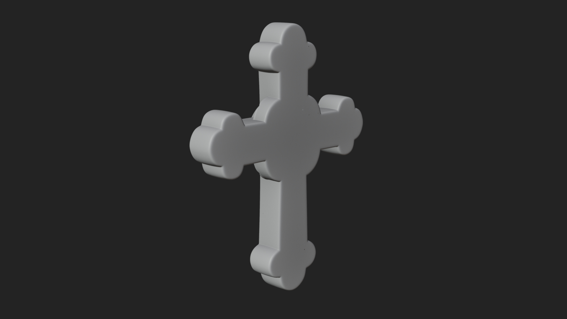 Carved Relief Wall Cross Design 245 3D Print Model 3D Model