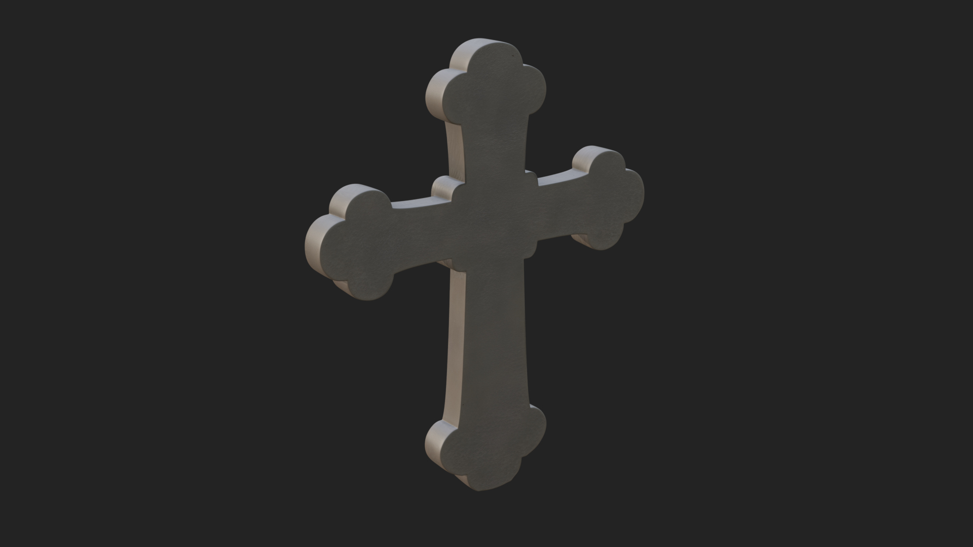 Carved Relief Wall Cross Design 247 3D Print Model 3D Model