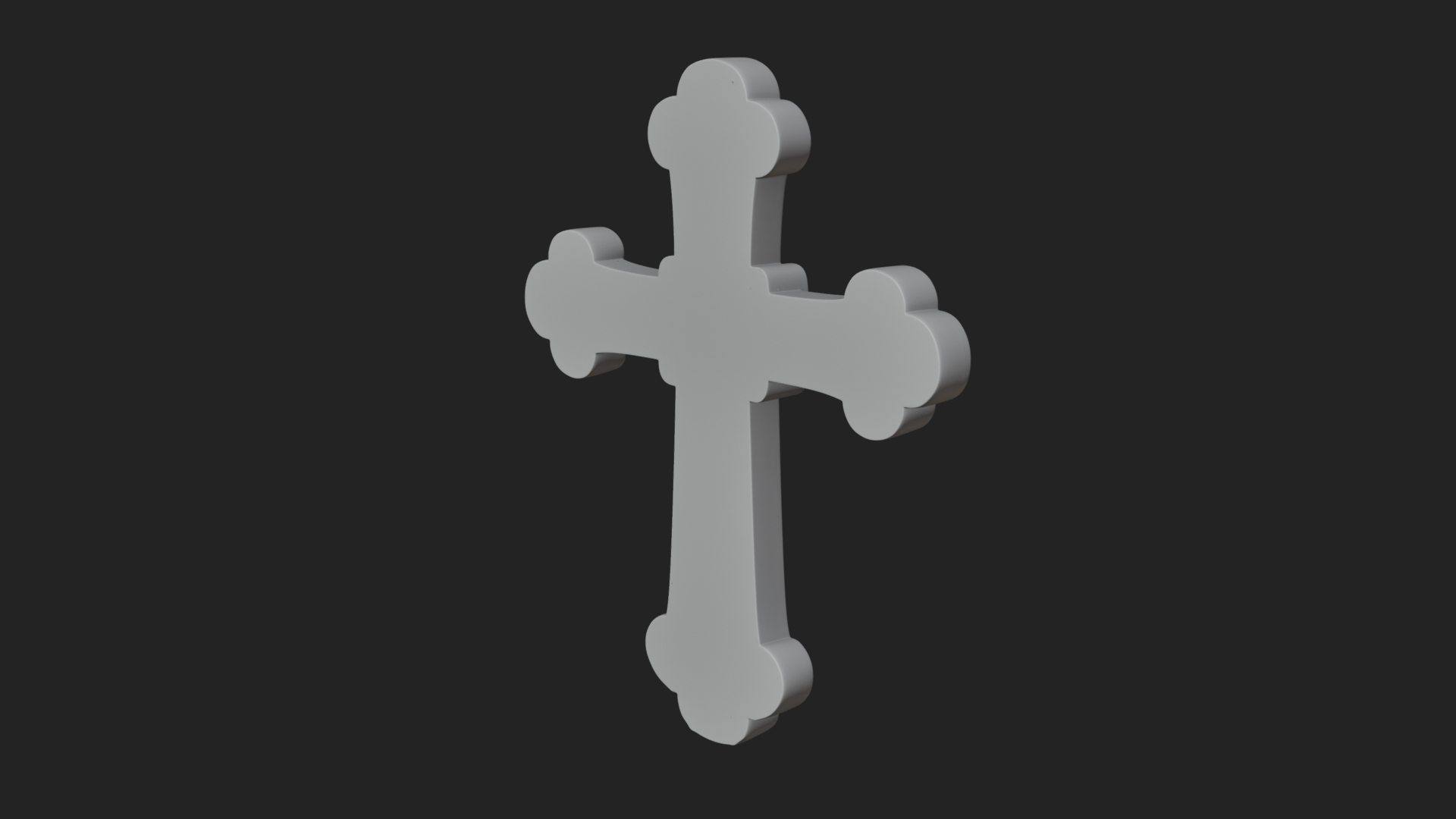 Carved Relief Wall Cross Design 247 3D Print Model 3D Model