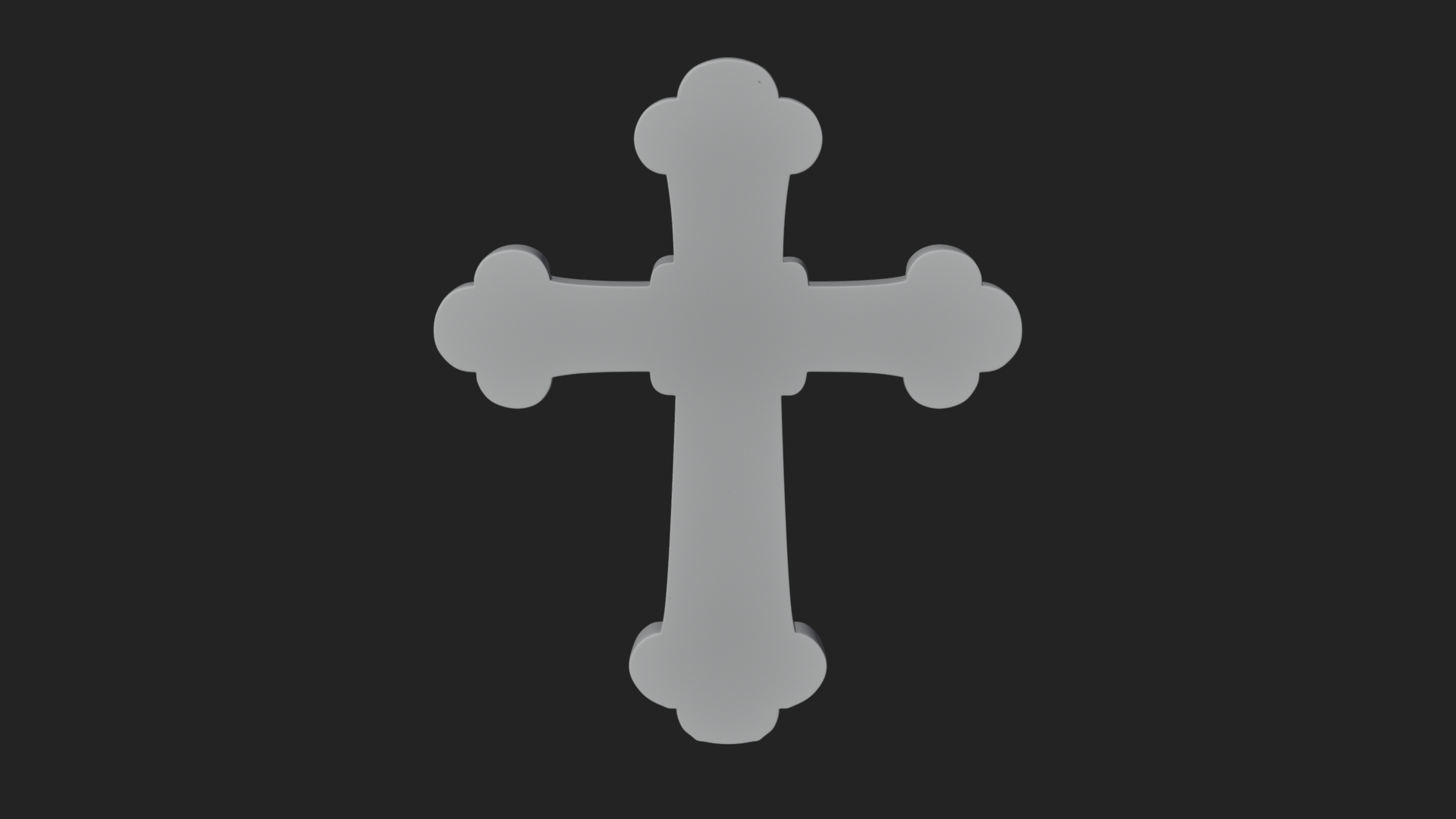 Carved Relief Wall Cross Design 247 3D Print Model 3D Model