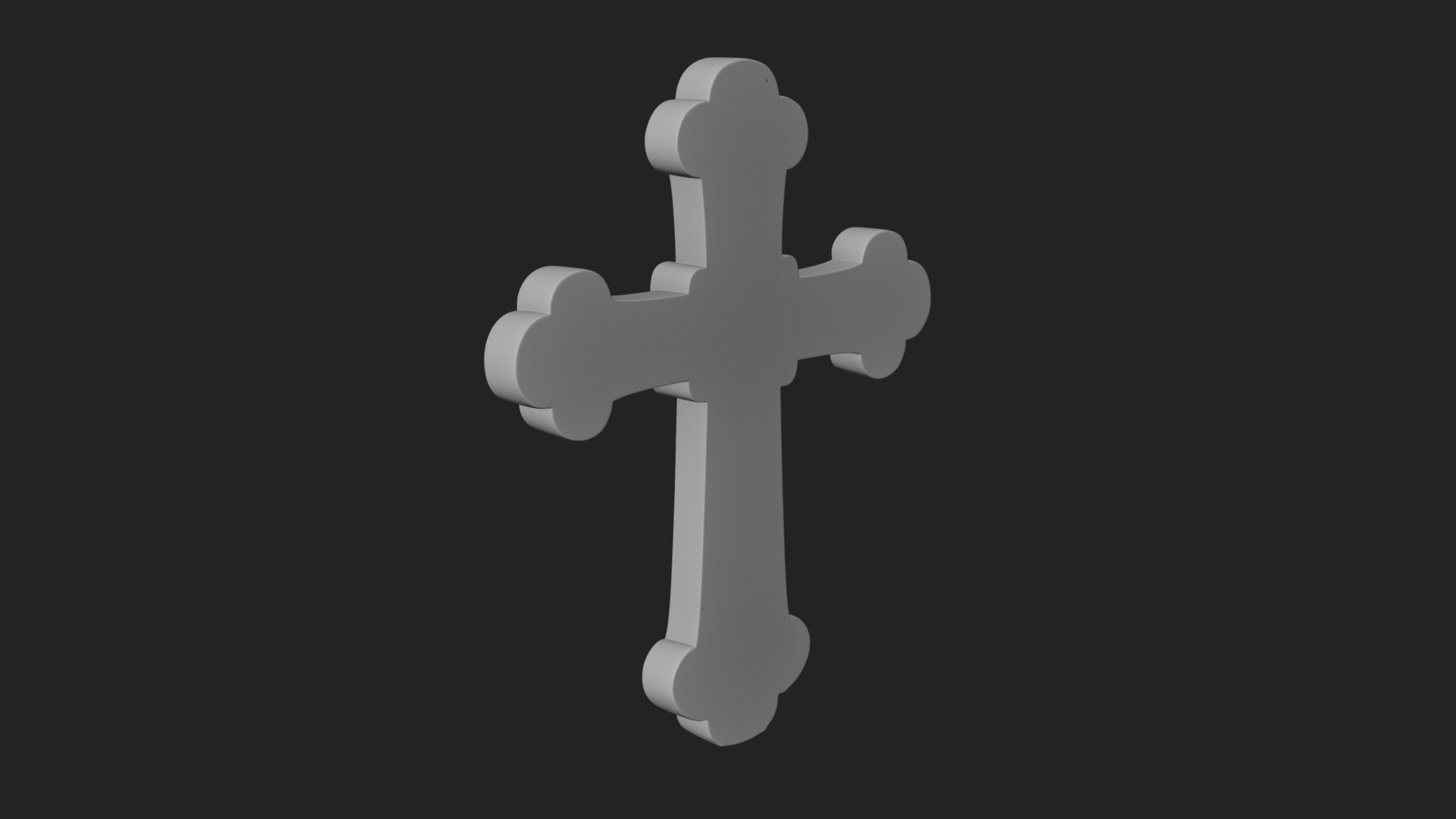 Carved Relief Wall Cross Design 247 3D Print Model 3D Model