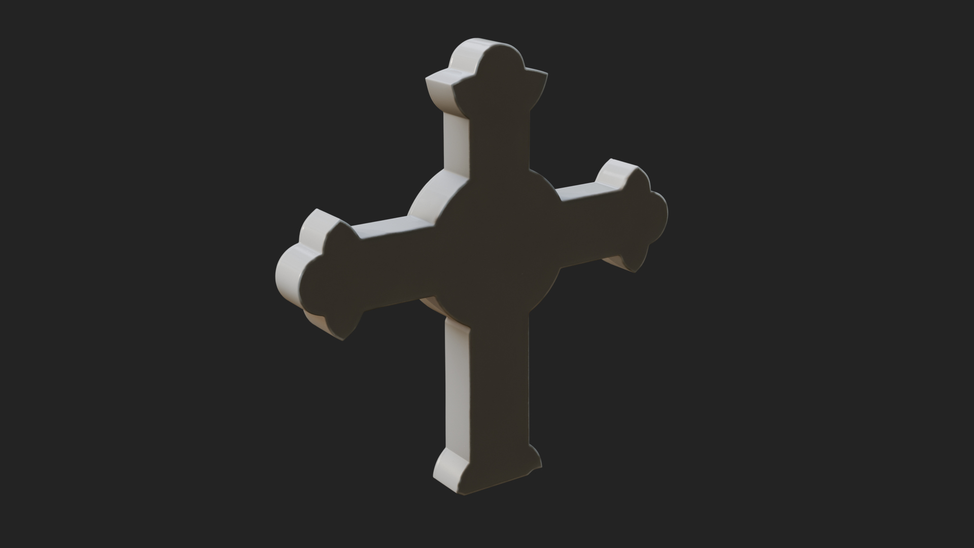 Carved Relief Wall Cross Design 248 3D Print Model 3D Model