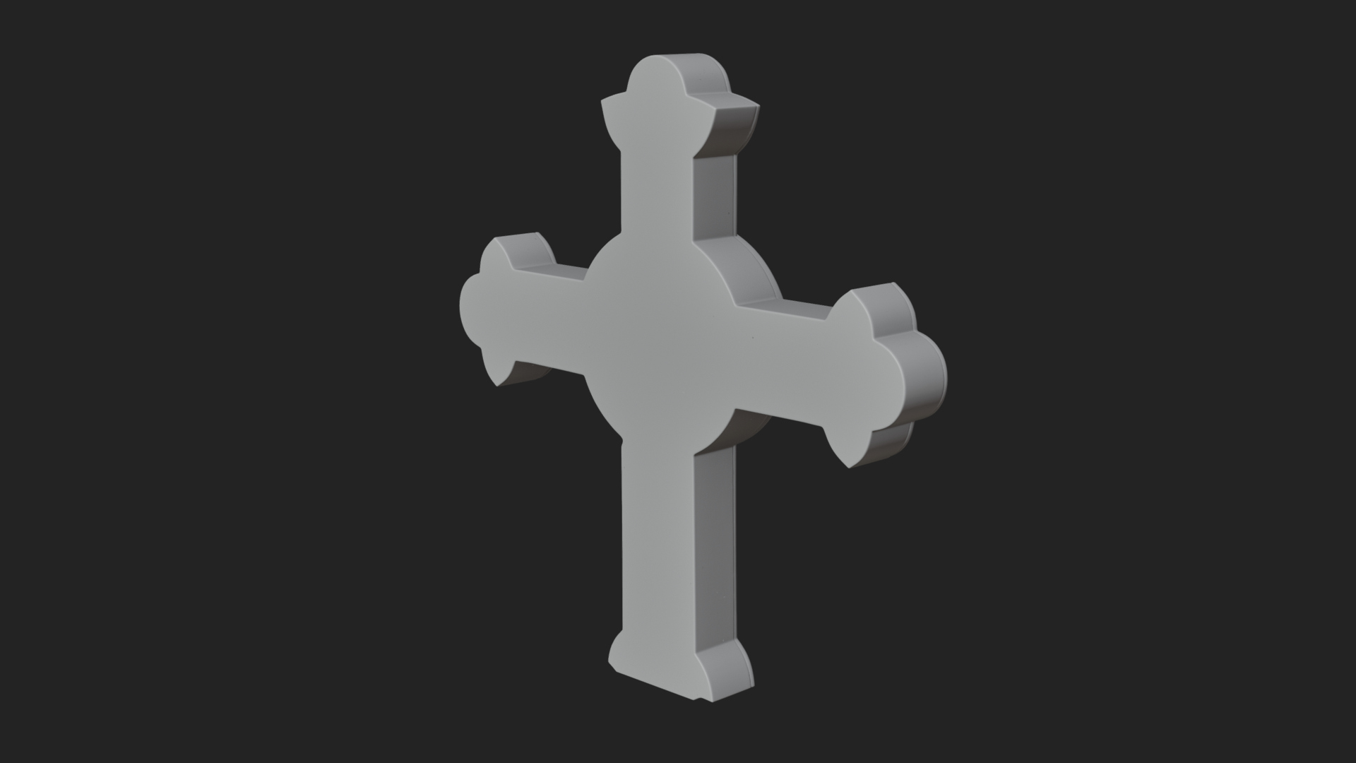 Carved Relief Wall Cross Design 248 3D Print Model 3D Model