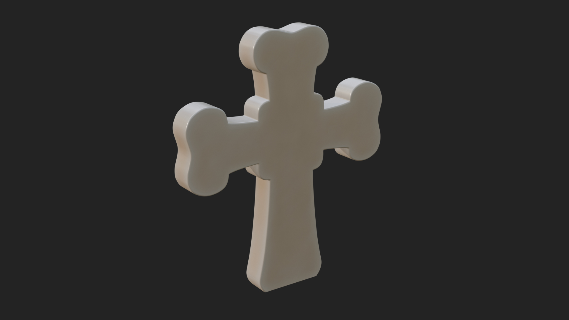 Carved Relief Wall Cross Design 249 3D Print Model 3D Model