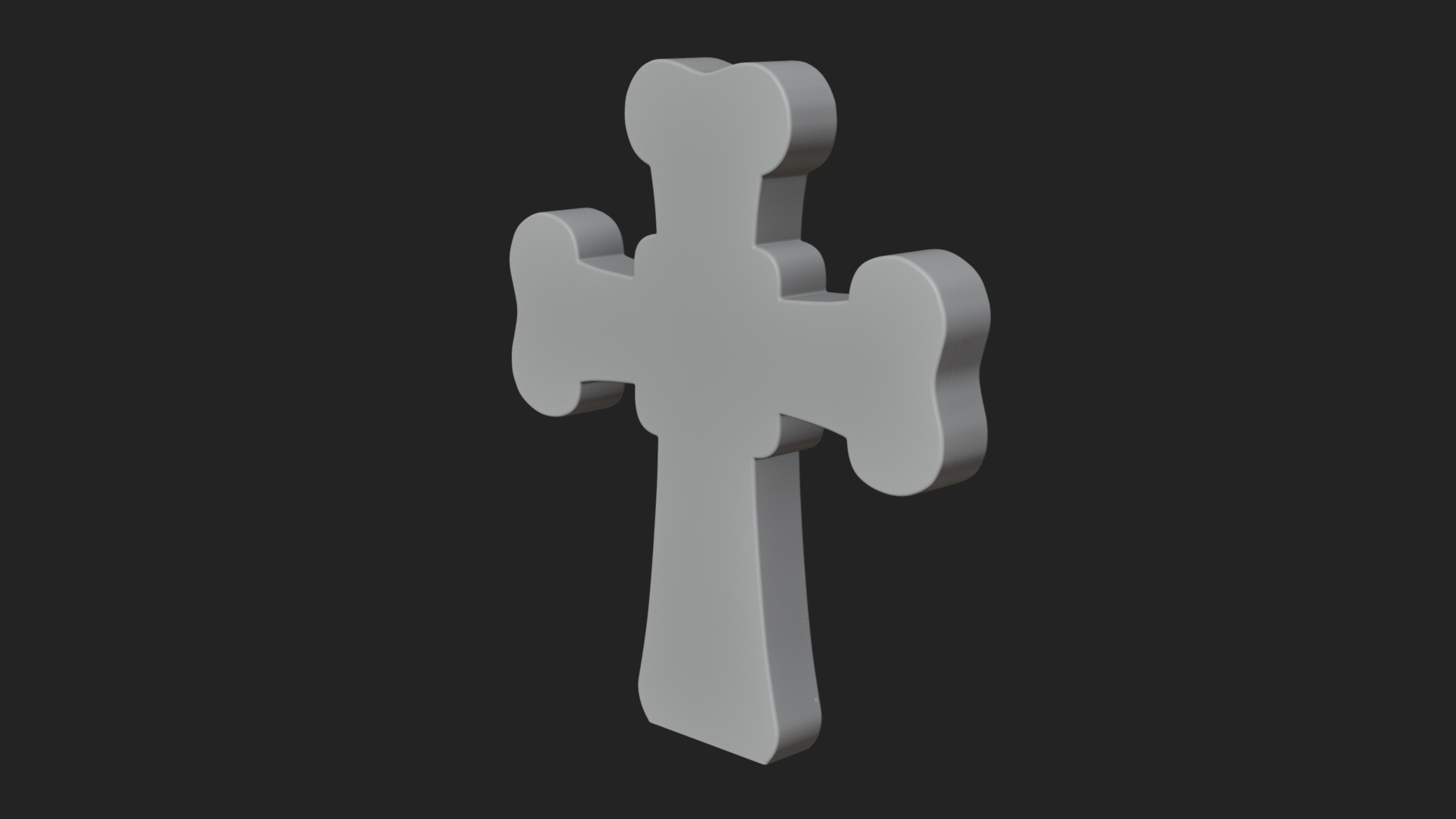 Carved Relief Wall Cross Design 249 3D Print Model 3D Model