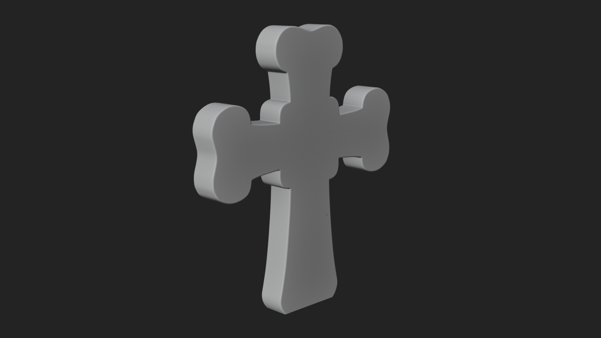 Carved Relief Wall Cross Design 249 3D Print Model 3D Model