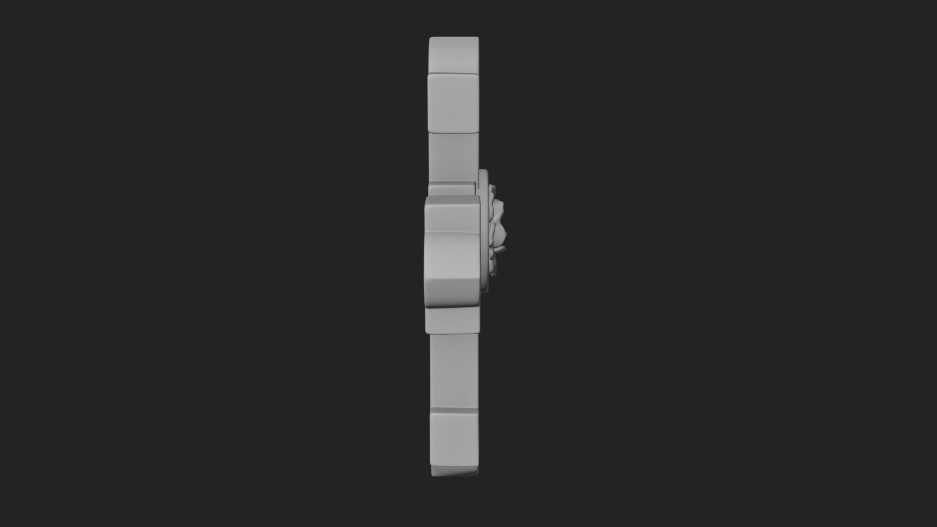 Carved Relief Wall Cross Design 25 3D Print Model 3D Model