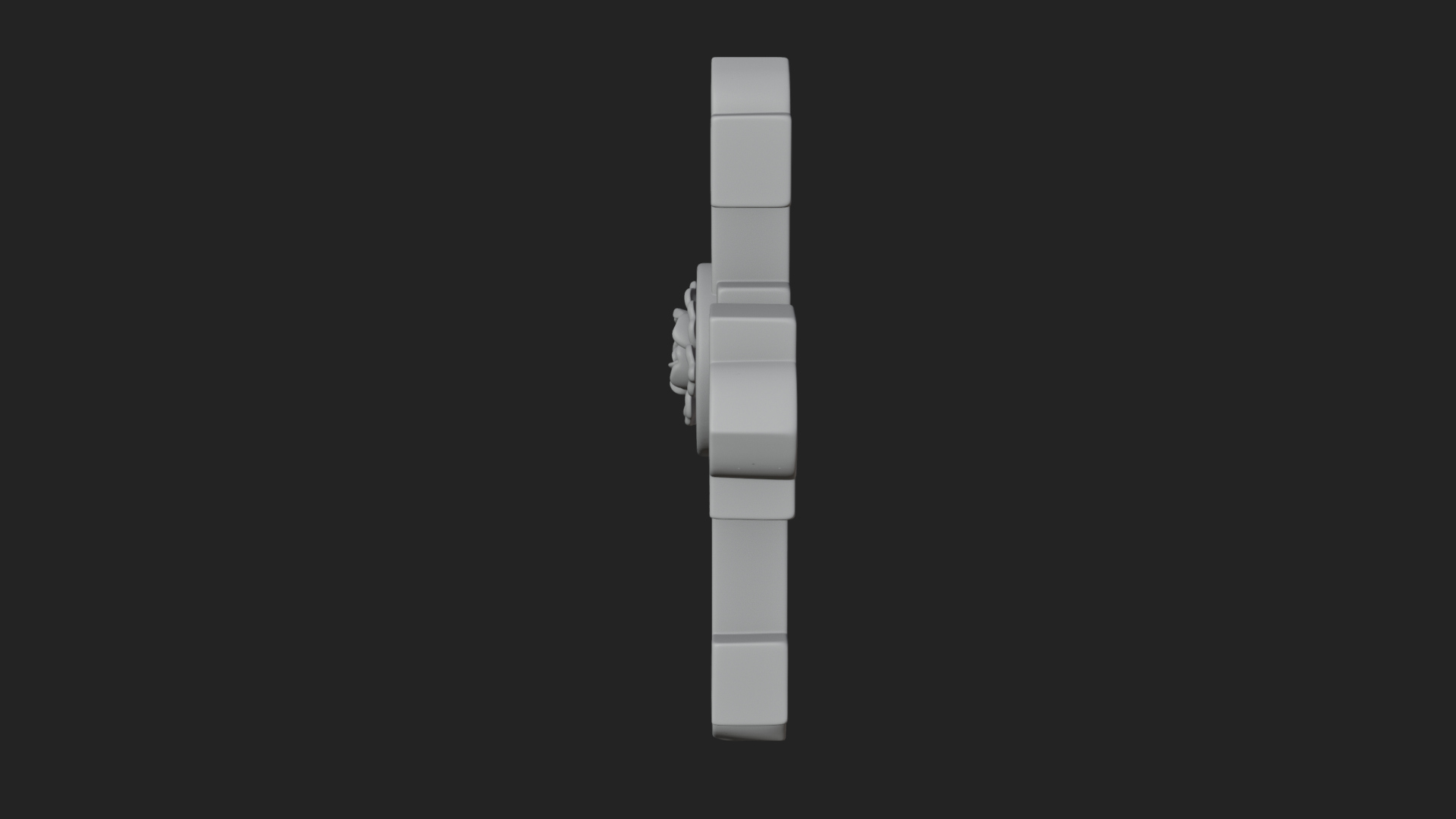 Carved Relief Wall Cross Design 25 3D Print Model 3D Model