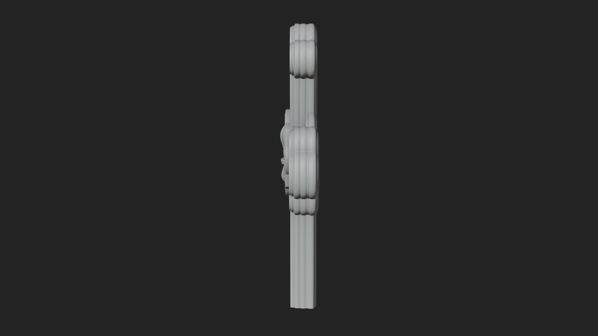 Carved Relief Wall Cross Design 250 3D Print Model 3D Model
