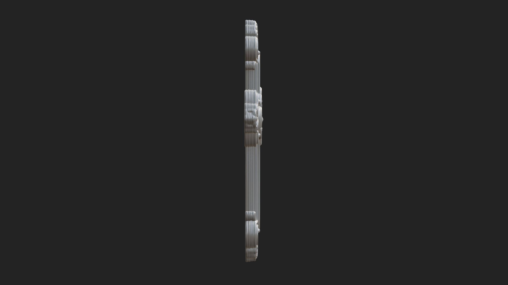 Carved Relief Wall Cross Design 251 3D Print Model 3D Model