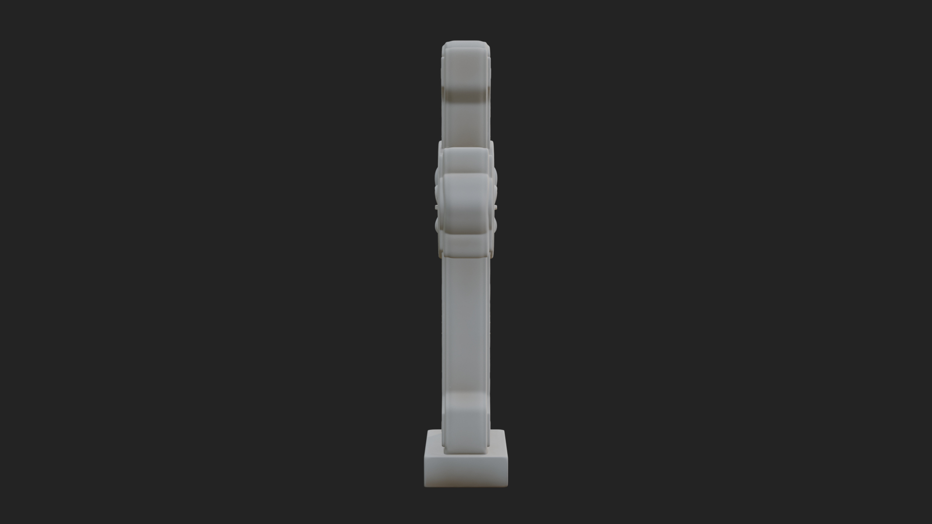 Carved Relief Wall Cross Design 252 3D Print Model 3D Model