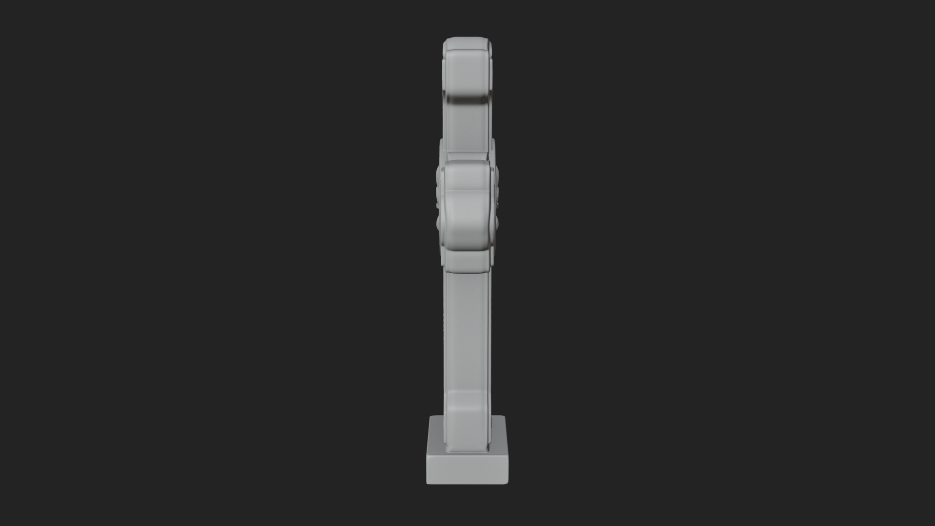 Carved Relief Wall Cross Design 252 3D Print Model 3D Model