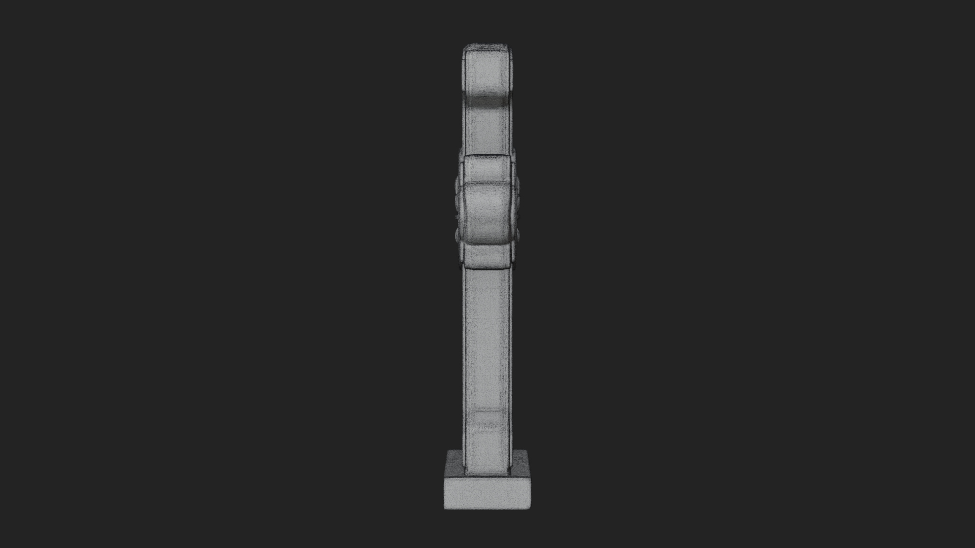 Carved Relief Wall Cross Design 252 3D Print Model 3D Model