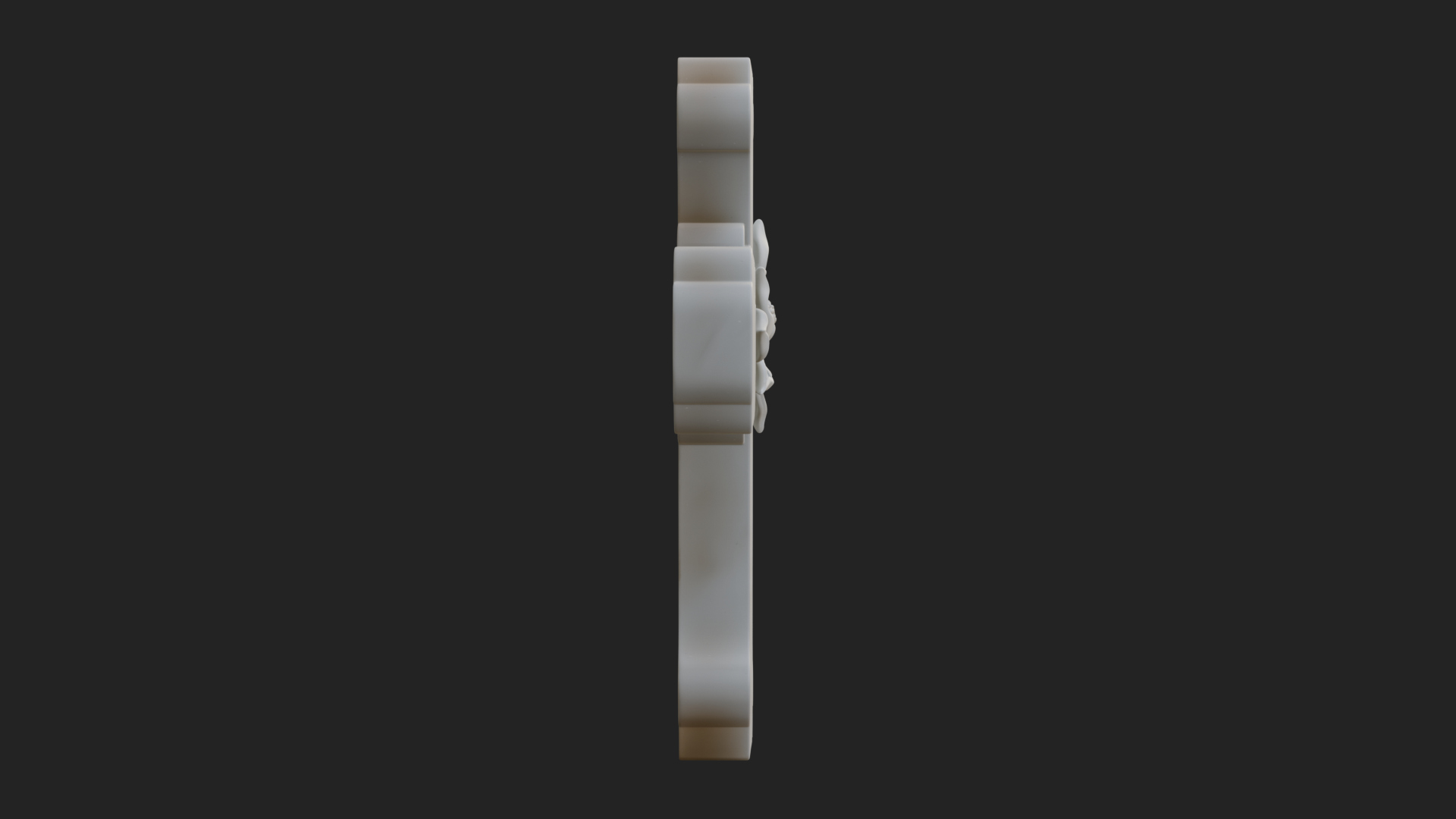 Carved Relief Wall Cross Design 253 3D Print Model 3D Model