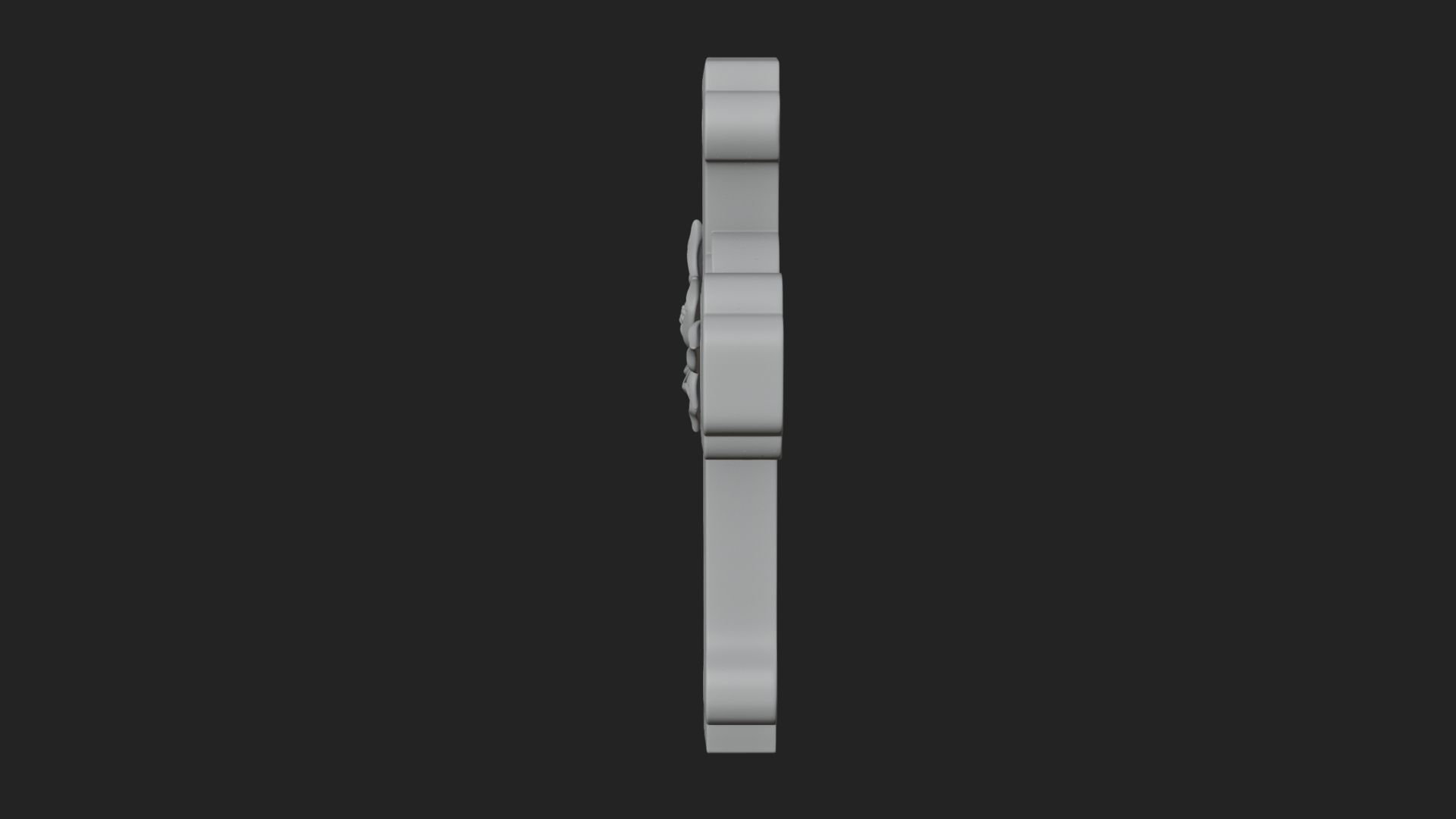 Carved Relief Wall Cross Design 253 3D Print Model 3D Model