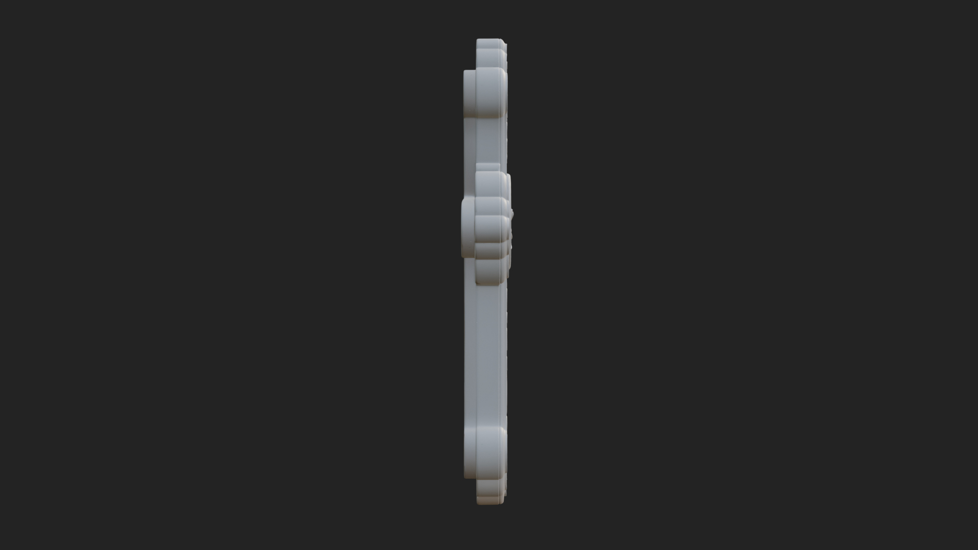 Carved Relief Wall Cross Design 254 3D Print Model 3D Model