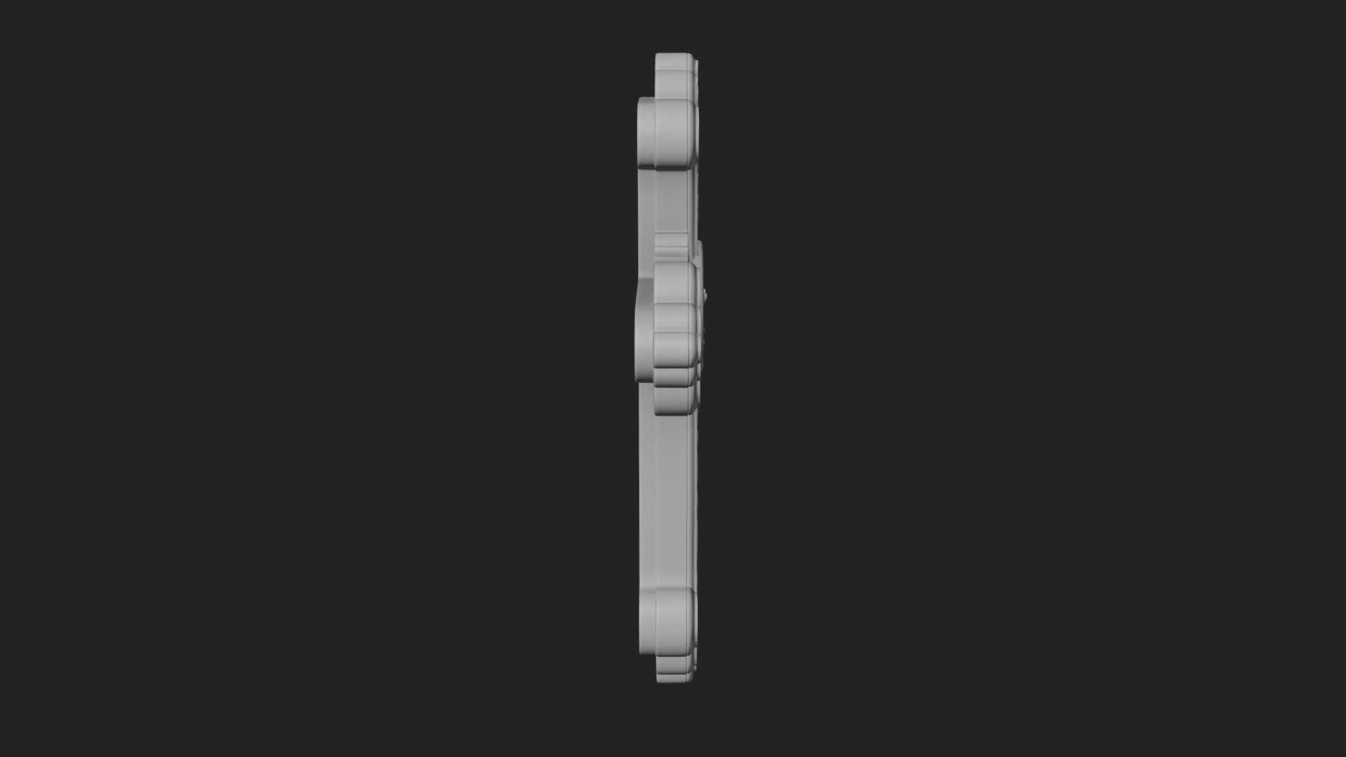 Carved Relief Wall Cross Design 254 3D Print Model 3D Model
