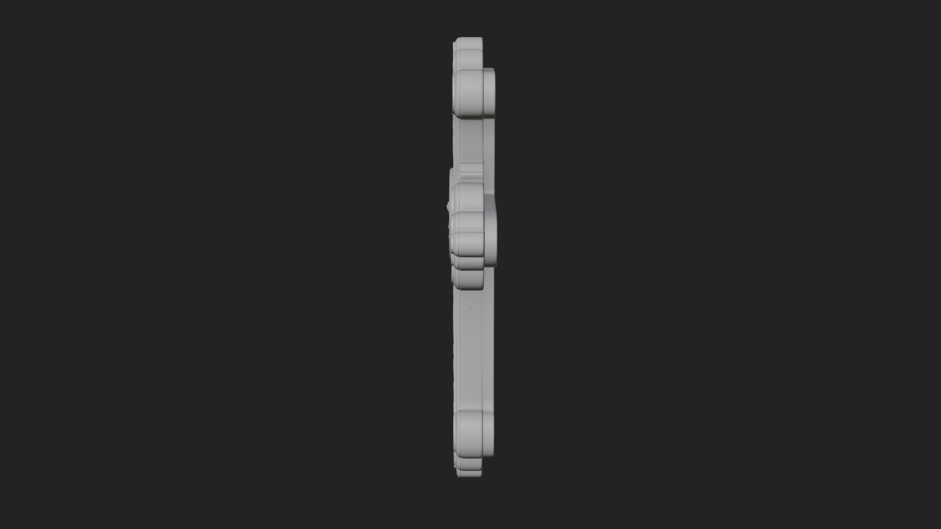 Carved Relief Wall Cross Design 254 3D Print Model 3D Model