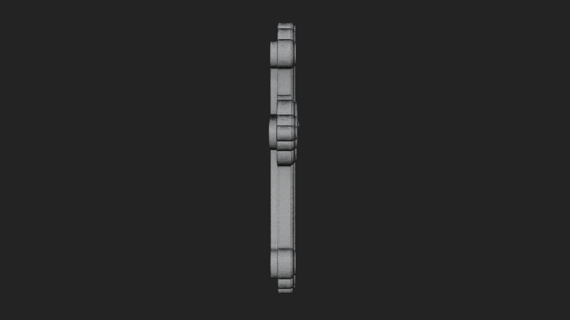 Carved Relief Wall Cross Design 254 3D Print Model 3D Model