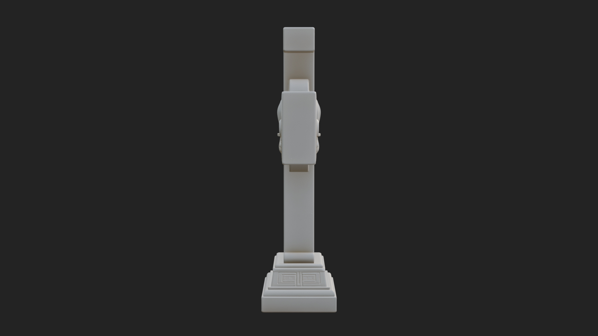 Carved Relief Wall Cross Design 256 3D Print Model 3D Model