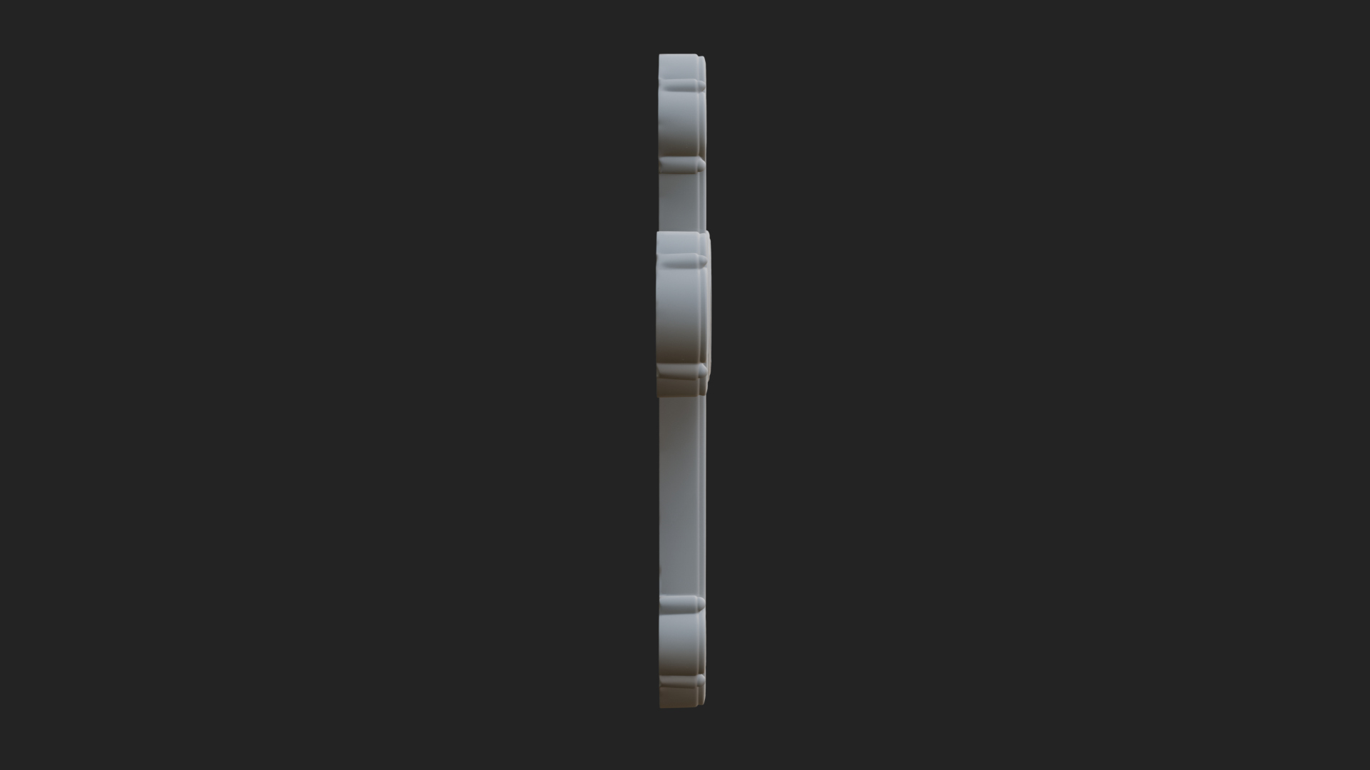 Carved Relief Wall Cross Design 258 3D Print Model 3D Model