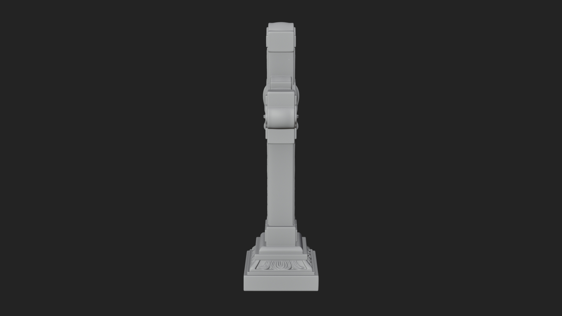Carved Relief Wall Cross Design 259 3D Print Model 3D Model