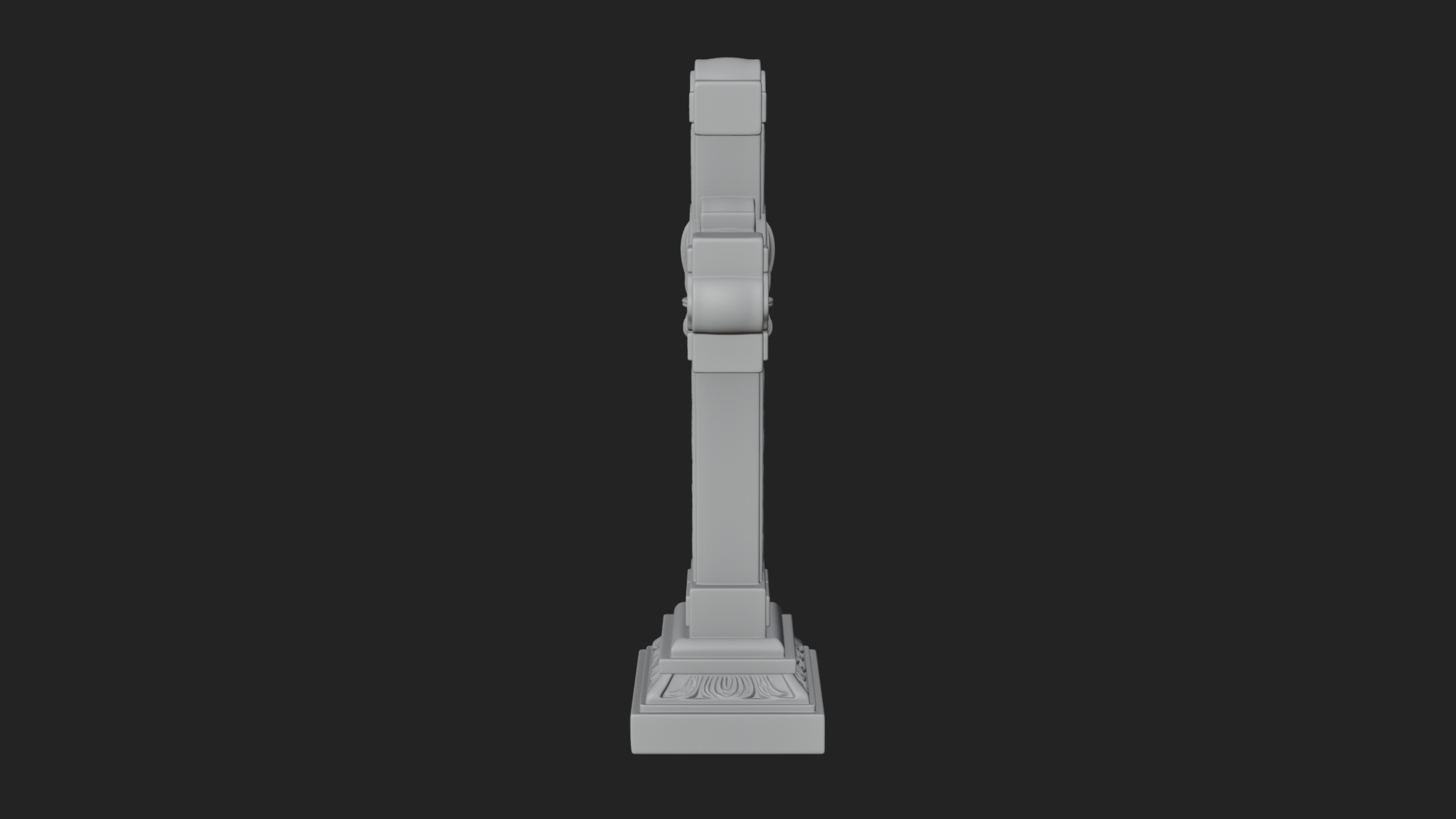 Carved Relief Wall Cross Design 259 3D Print Model 3D Model
