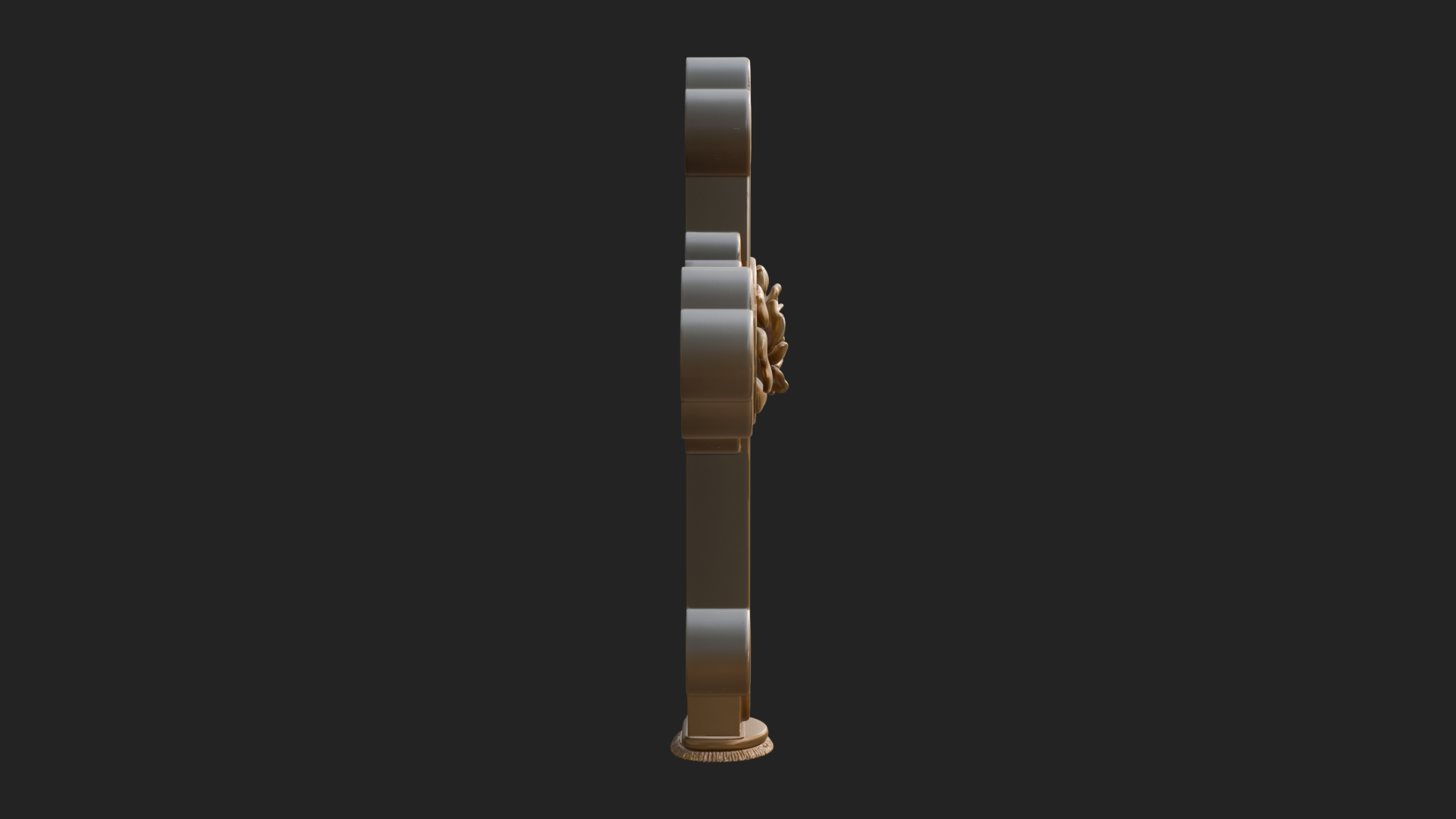 Carved Relief Wall Cross Design 26 3D Print Model 3D Model