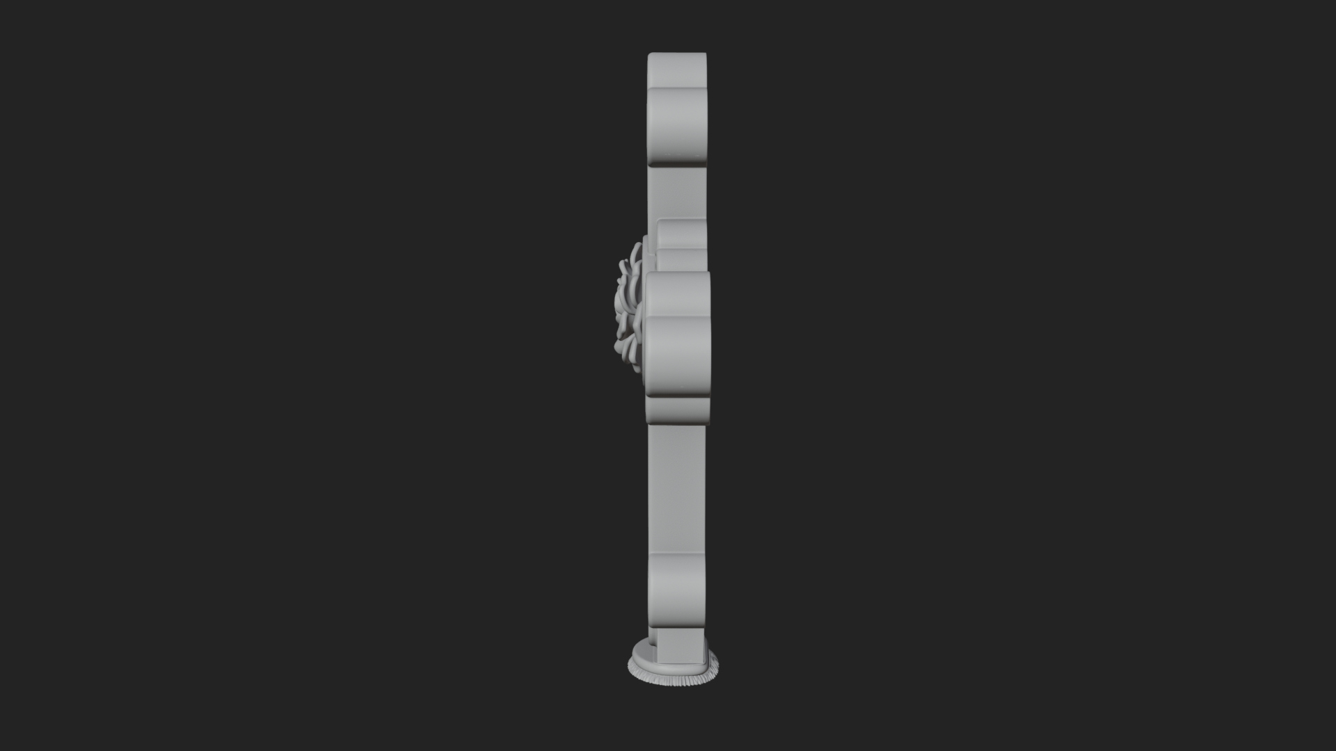 Carved Relief Wall Cross Design 26 3D Print Model 3D Model
