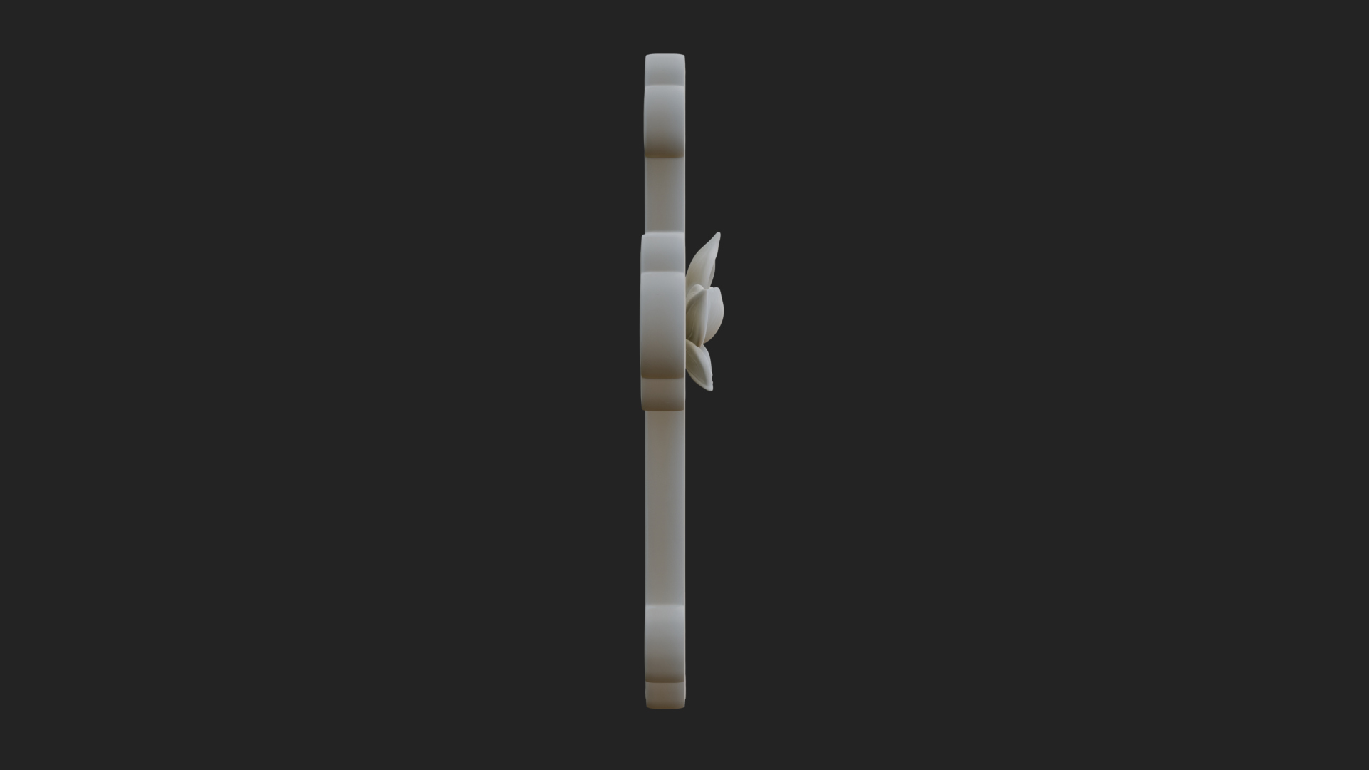 Carved Relief Wall Cross Design 260 3D Print Model 3D Model
