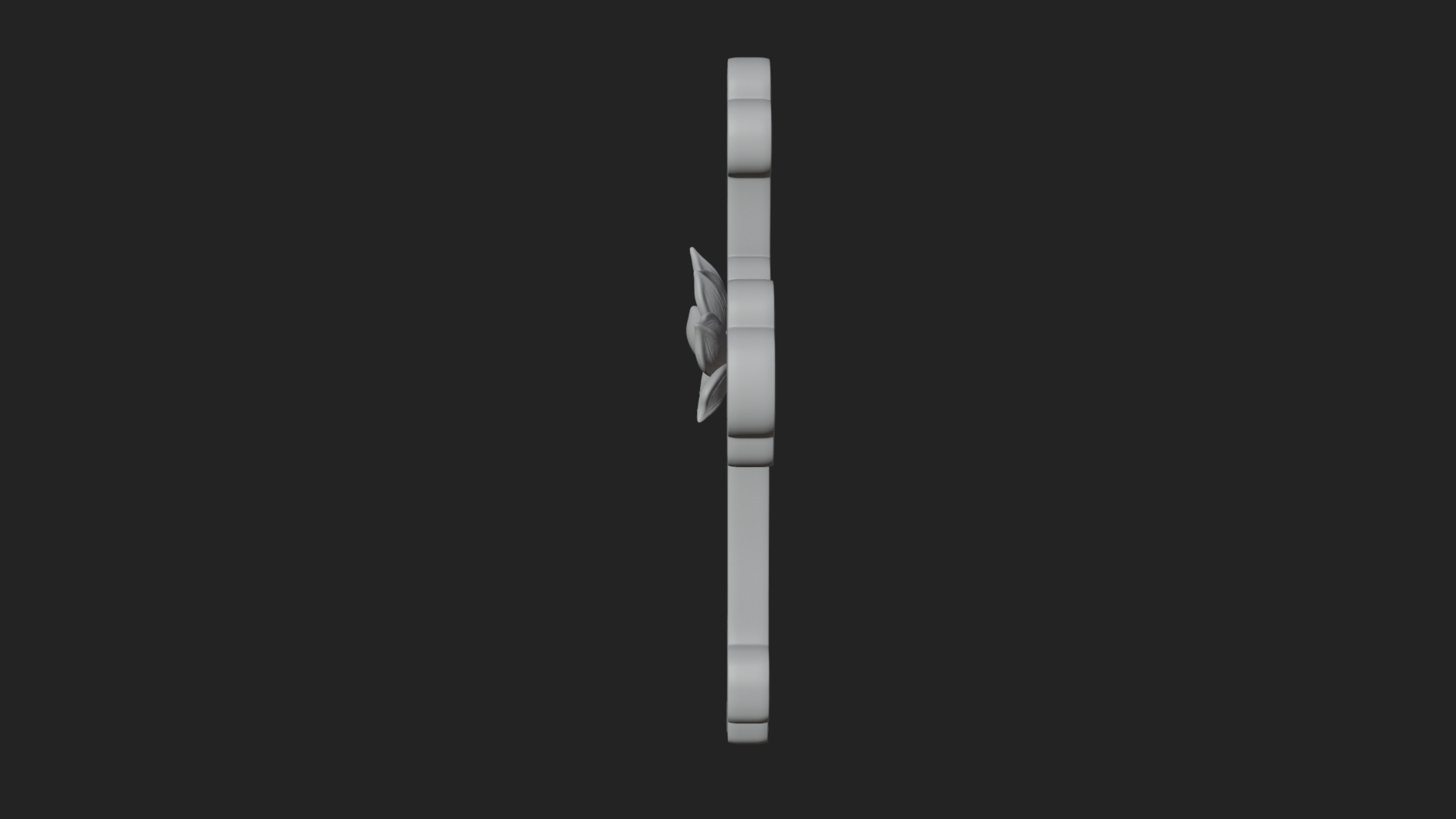 Carved Relief Wall Cross Design 260 3D Print Model 3D Model
