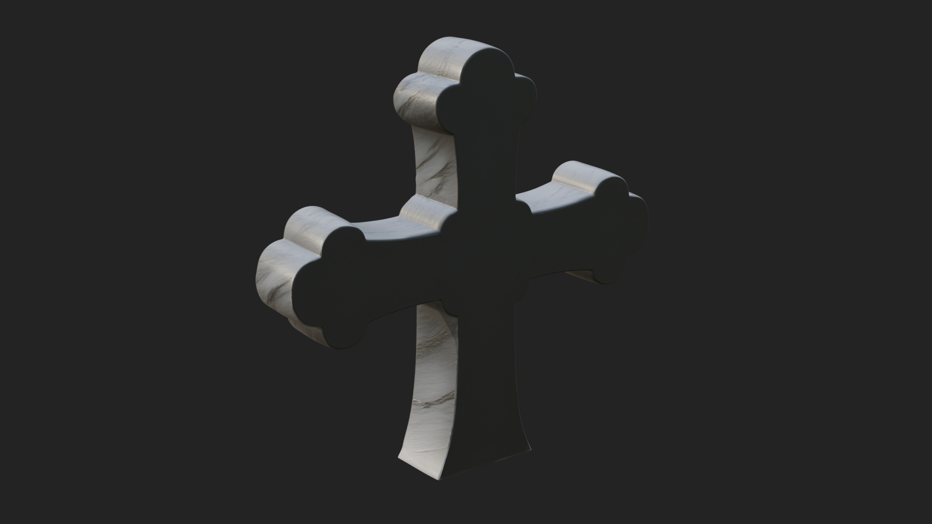 Carved Relief Wall Cross Design 263 3D Print Model 3D Model