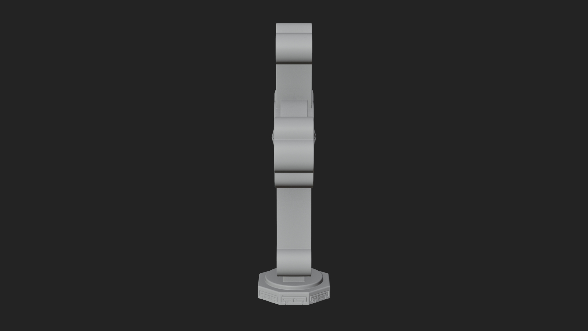 Carved Relief Wall Cross Design 264 3D Print Model 3D Model
