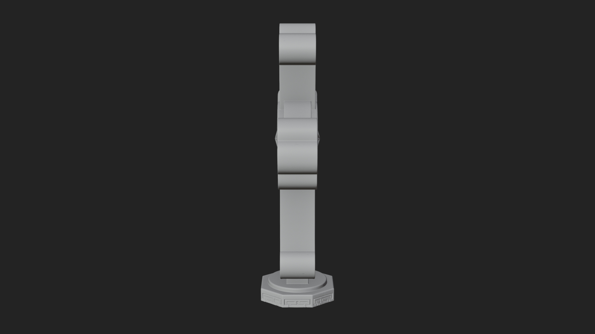 Carved Relief Wall Cross Design 264 3D Print Model 3D Model