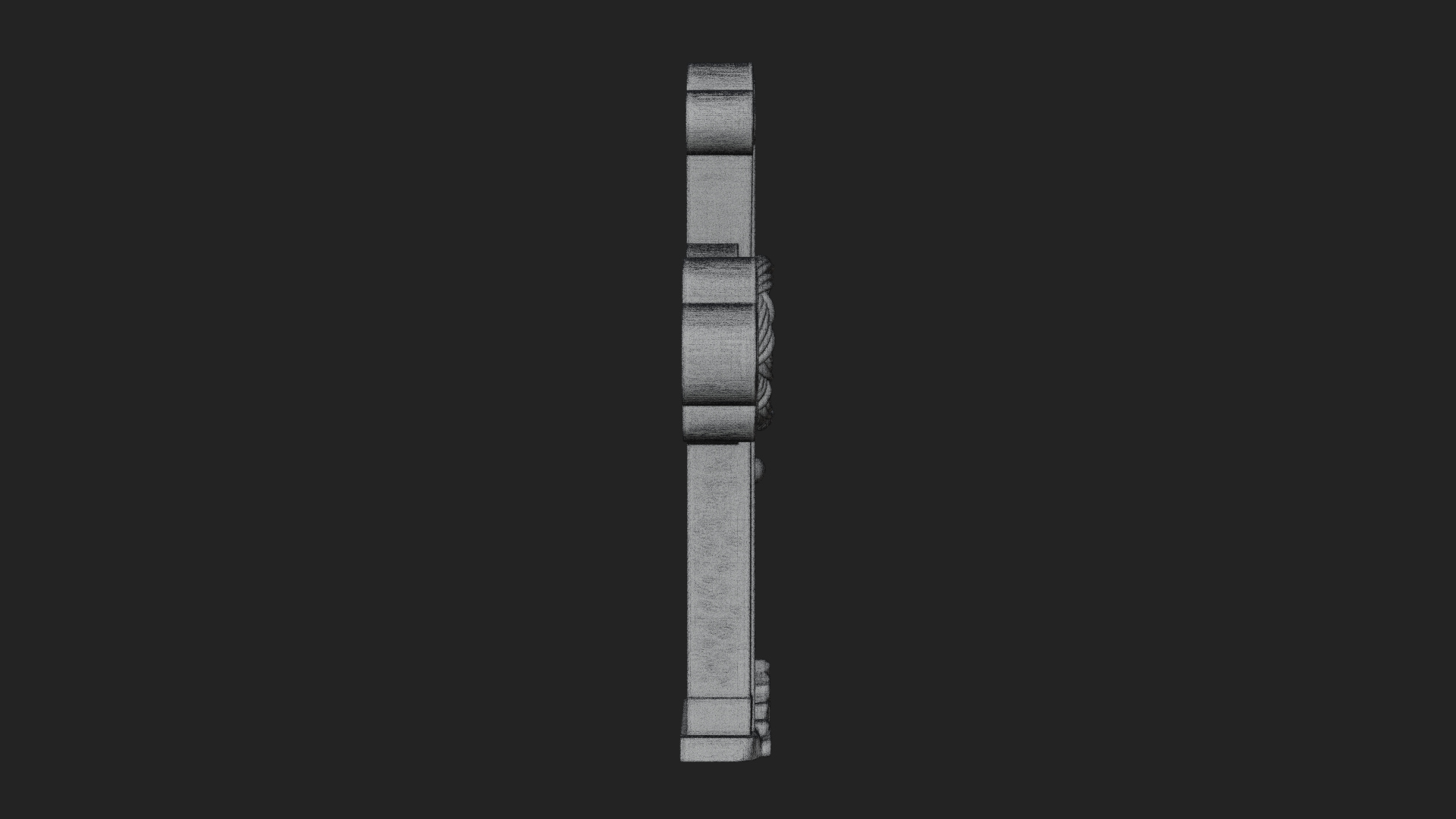 Carved Relief Wall Cross Design 268 3D Print Model 3D Model