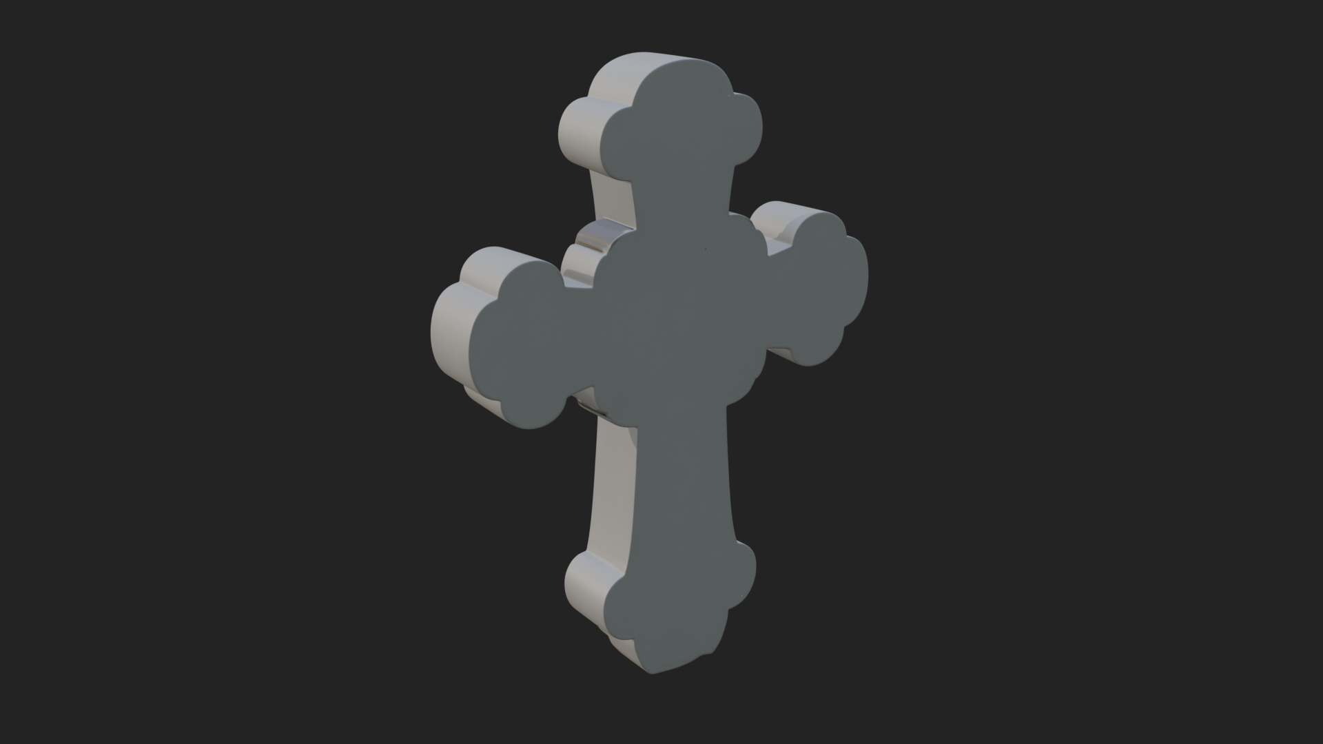 Carved Relief Wall Cross Design 269 3D Print Model 3D Model