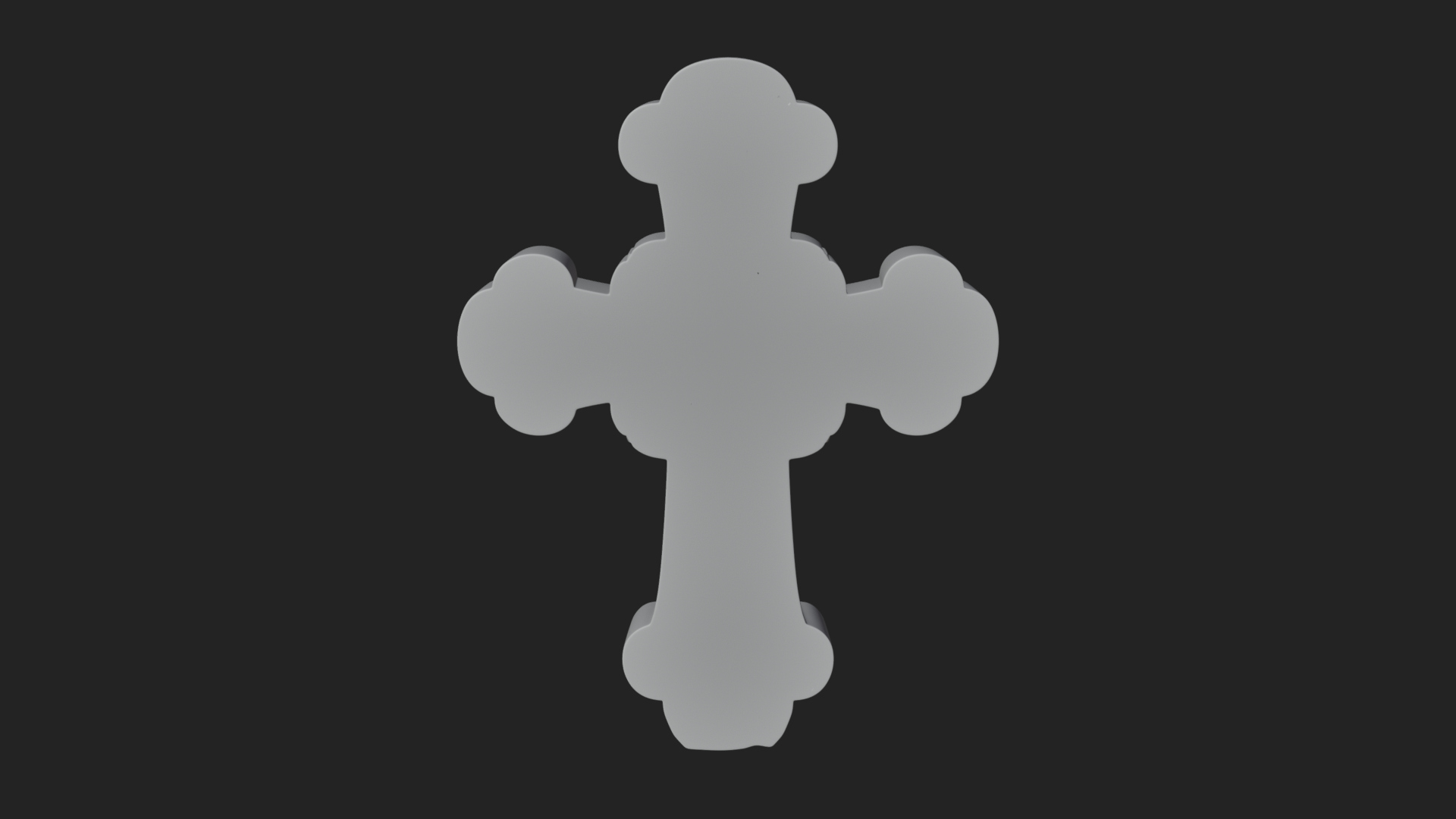 Carved Relief Wall Cross Design 269 3D Print Model 3D Model