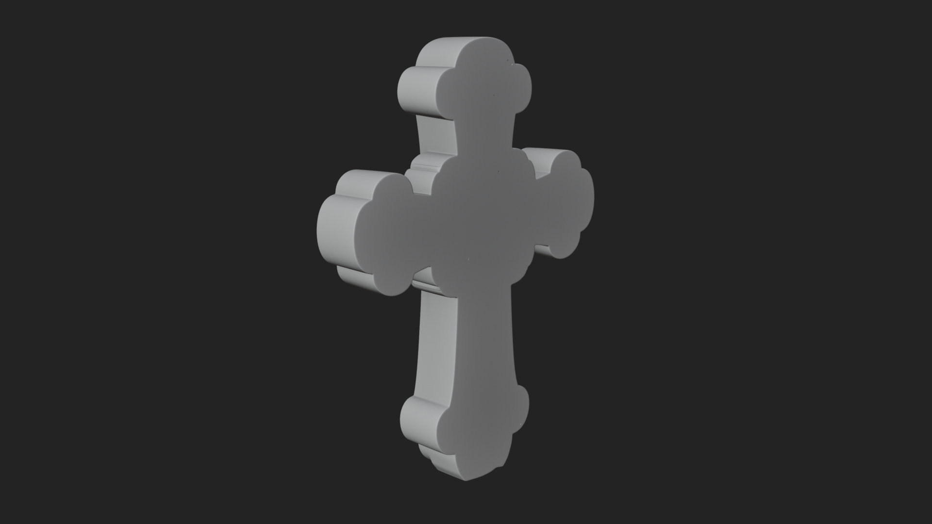 Carved Relief Wall Cross Design 269 3D Print Model 3D Model