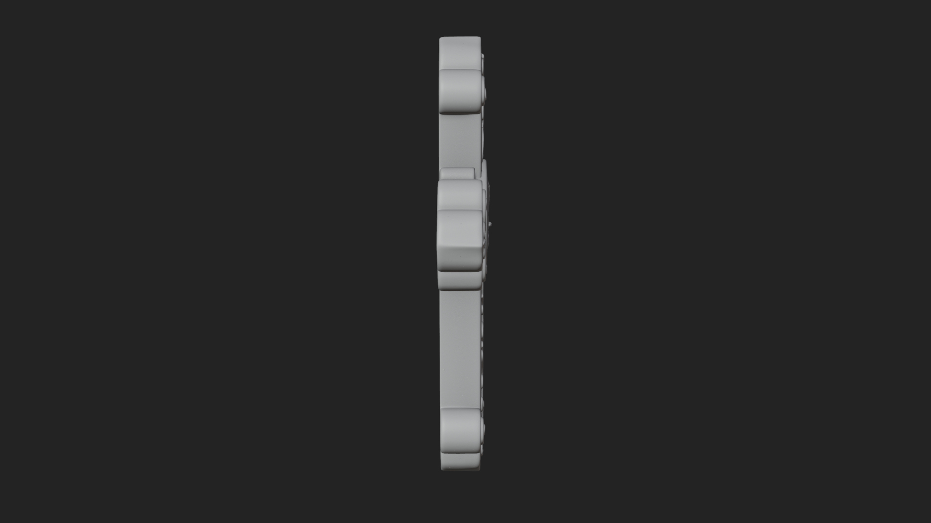 Carved Relief Wall Cross Design 273 3D Print Model 3D Model