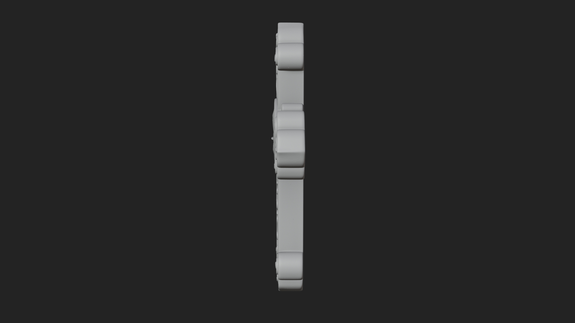 Carved Relief Wall Cross Design 273 3D Print Model 3D Model