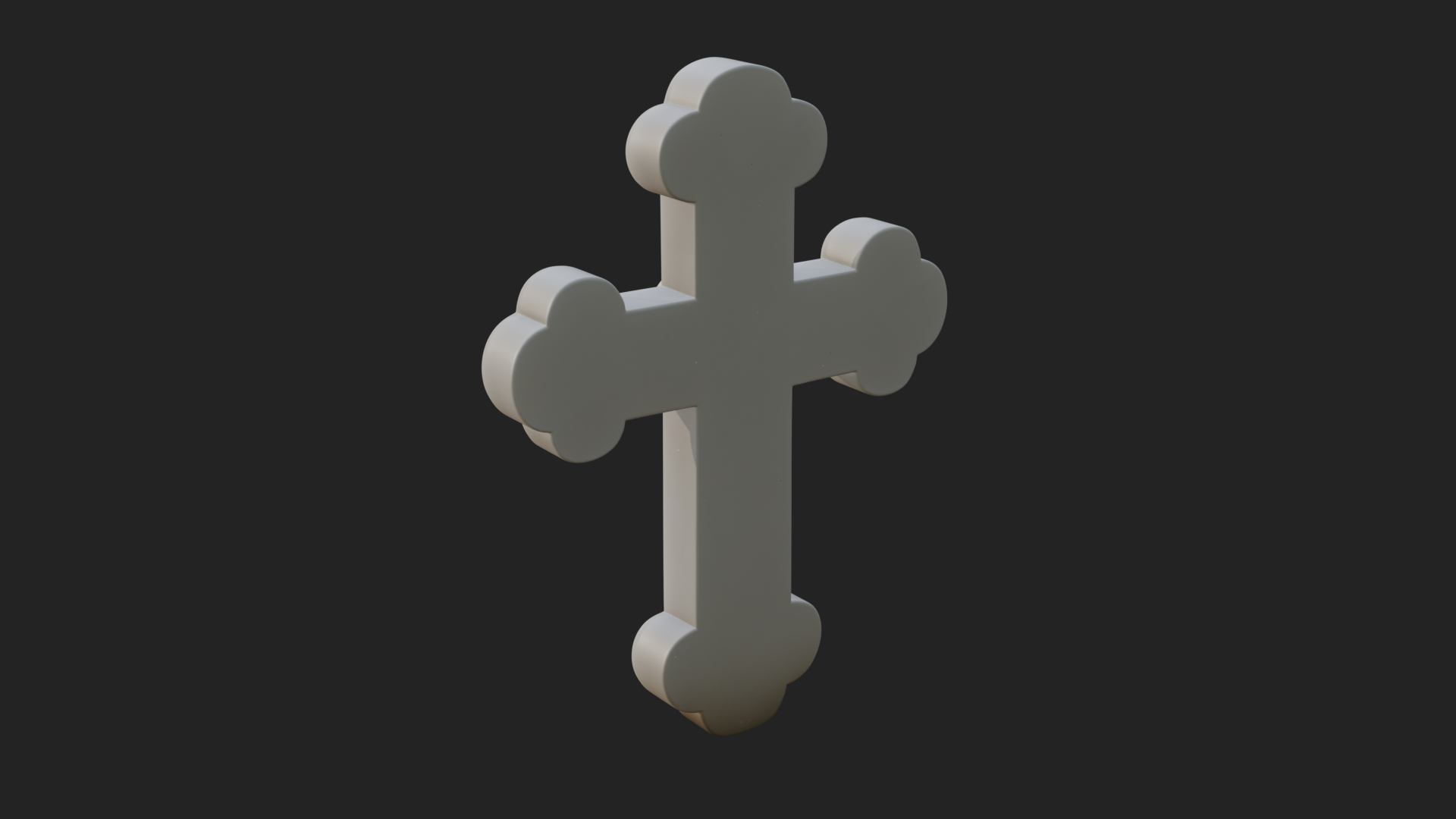 Carved Relief Wall Cross Design 277 3D Print Model 3D Model