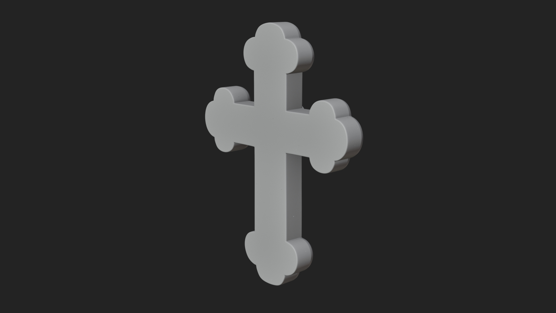 Carved Relief Wall Cross Design 277 3D Print Model 3D Model
