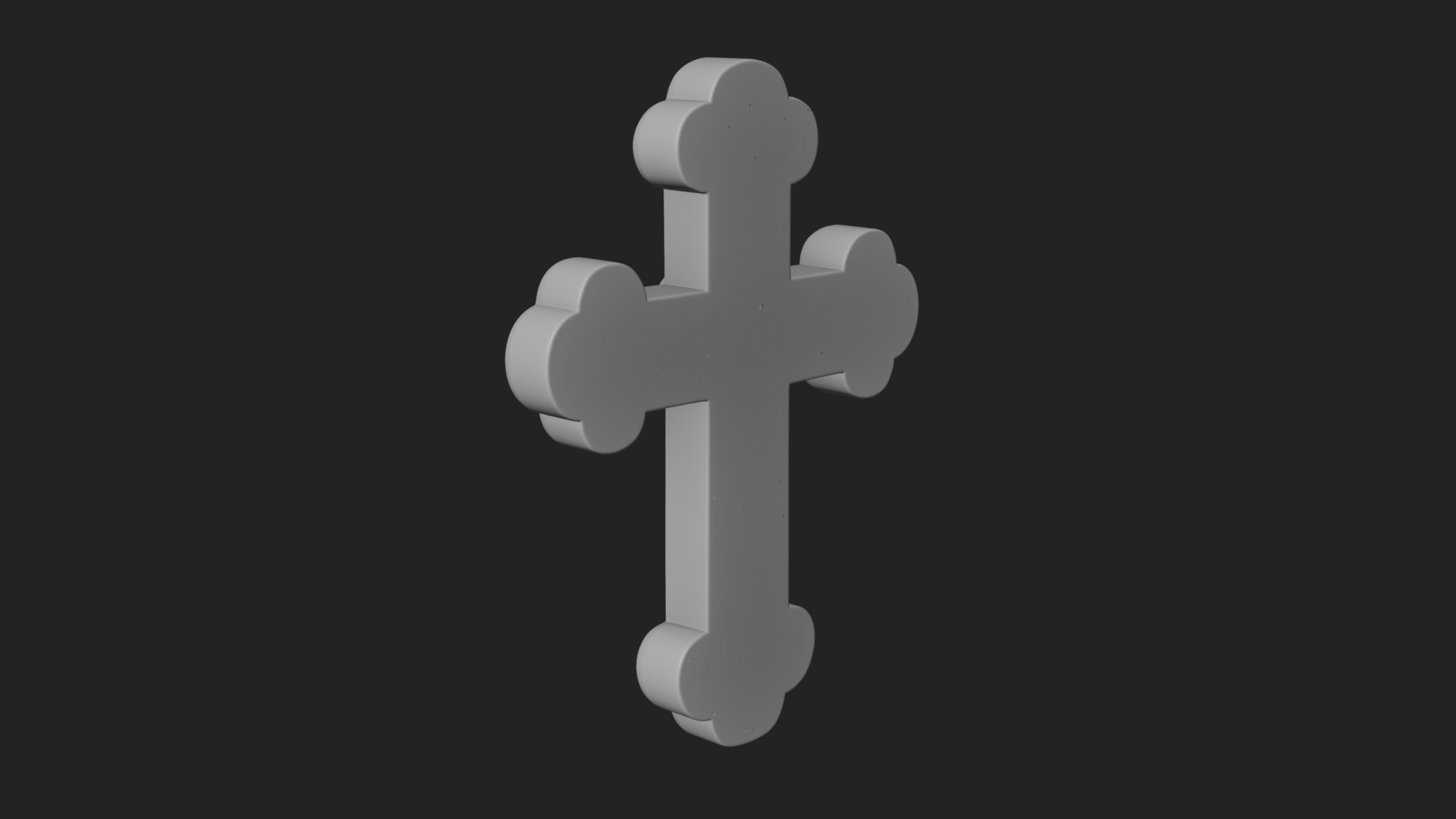 Carved Relief Wall Cross Design 277 3D Print Model 3D Model
