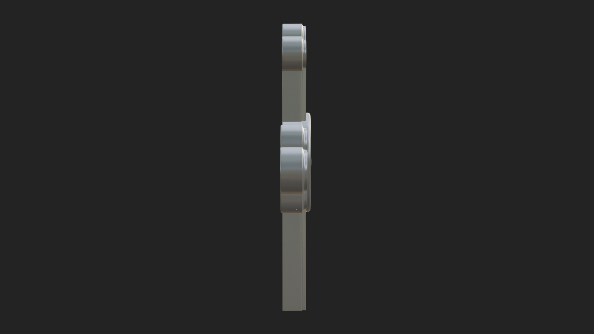 Carved Relief Wall Cross Design 279 3D Print Model 3D Model