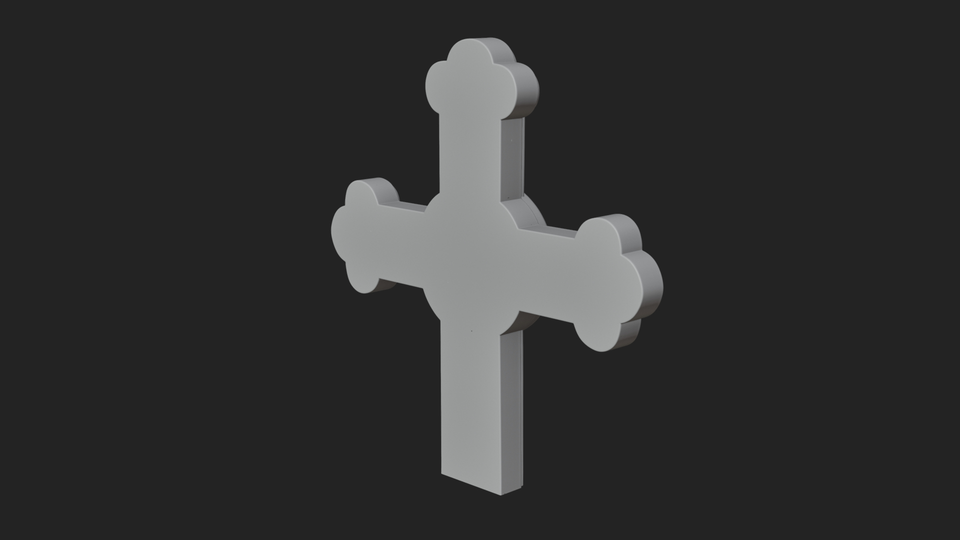 Carved Relief Wall Cross Design 279 3D Print Model 3D Model