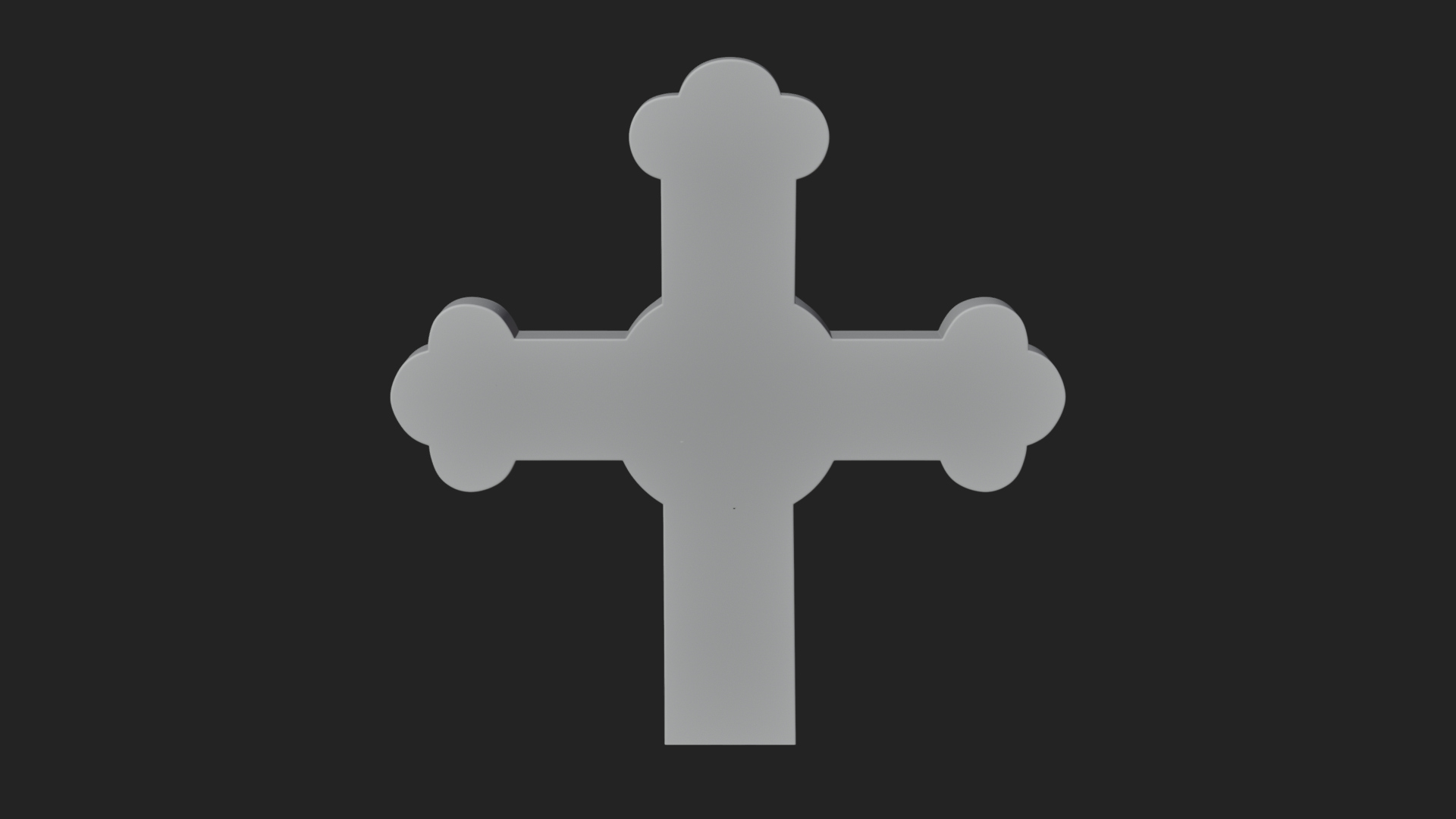 Carved Relief Wall Cross Design 279 3D Print Model 3D Model