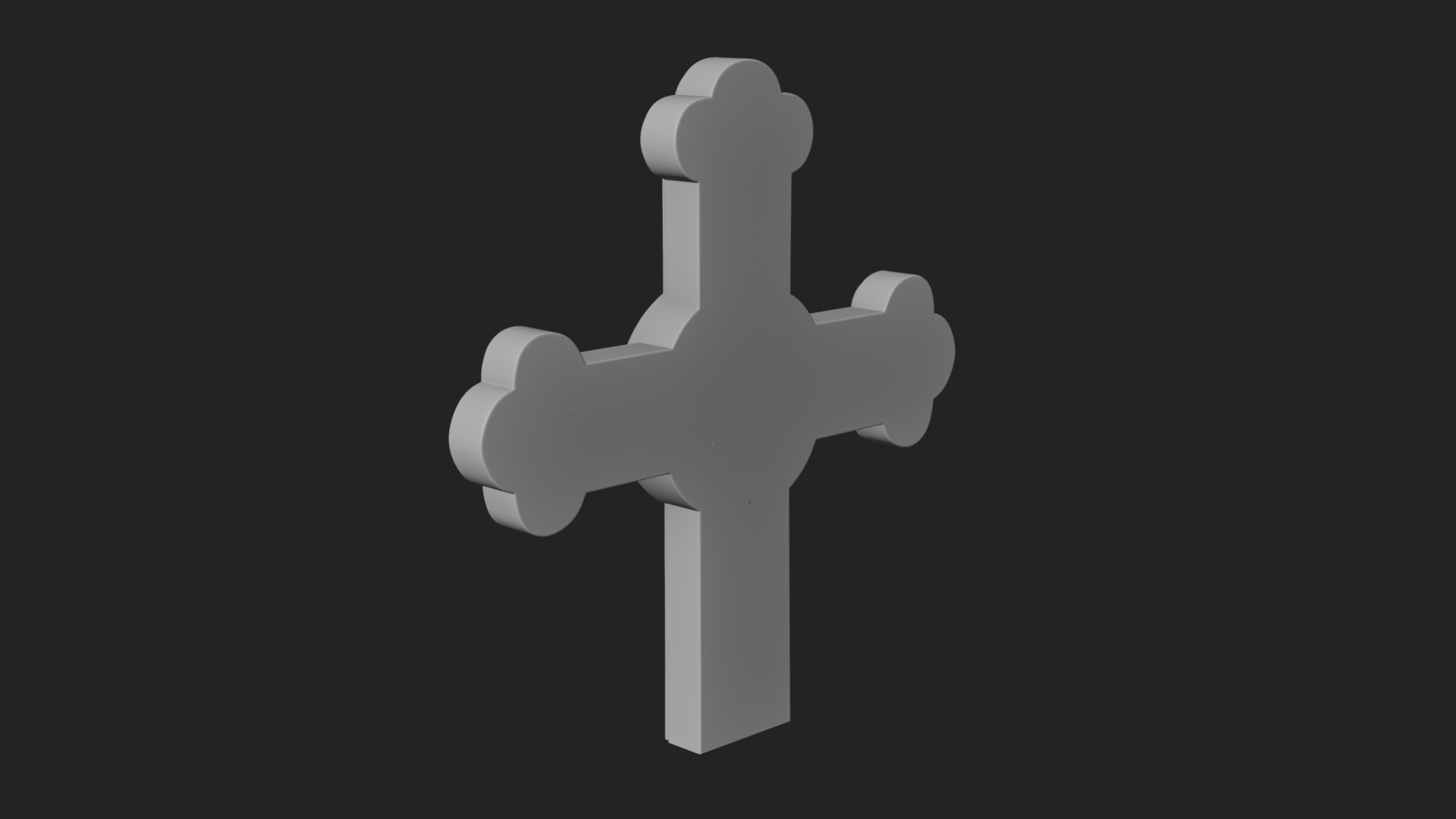 Carved Relief Wall Cross Design 279 3D Print Model 3D Model