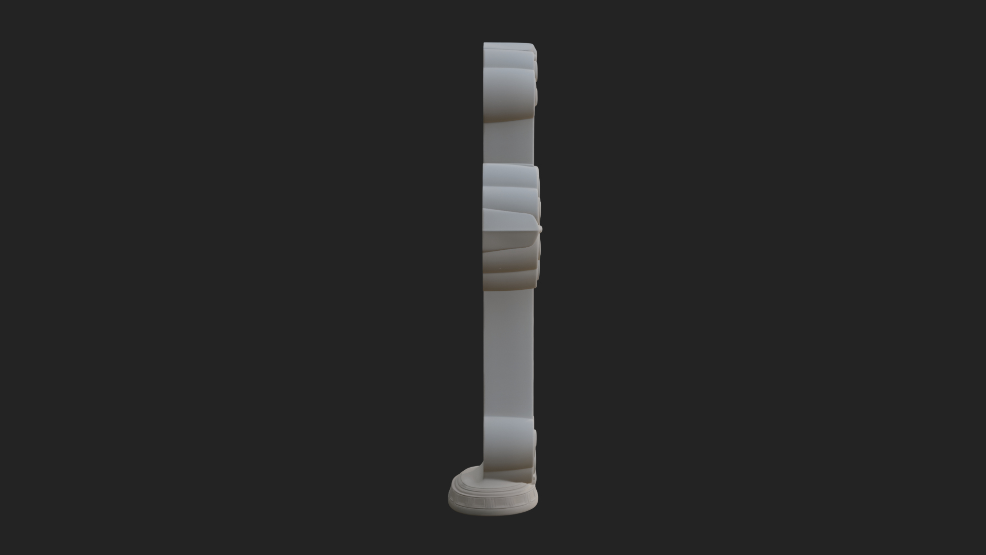 Carved Relief Wall Cross Design 282 3D Print Model 3D Model